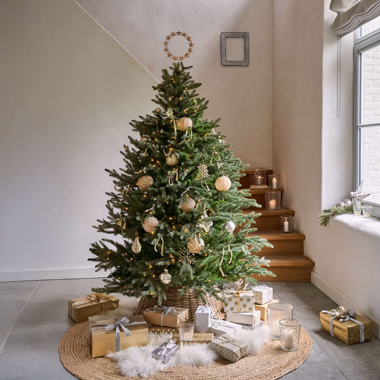 Kerstbal set van 6 Eirelyn