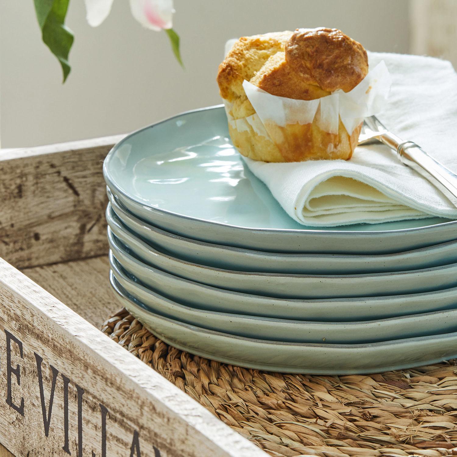 Dessertbordje set van 6 Biarré