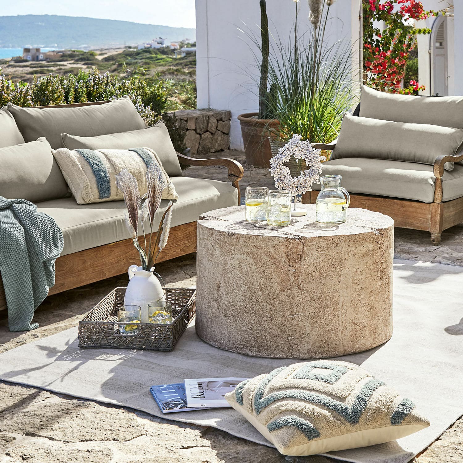 2-delige set kussenhoezen Melyn