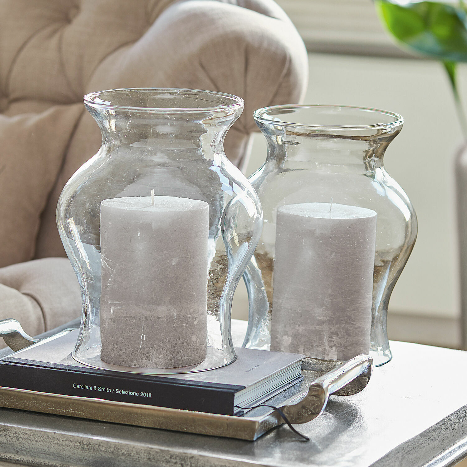 Kaars set van 2 Oviedo