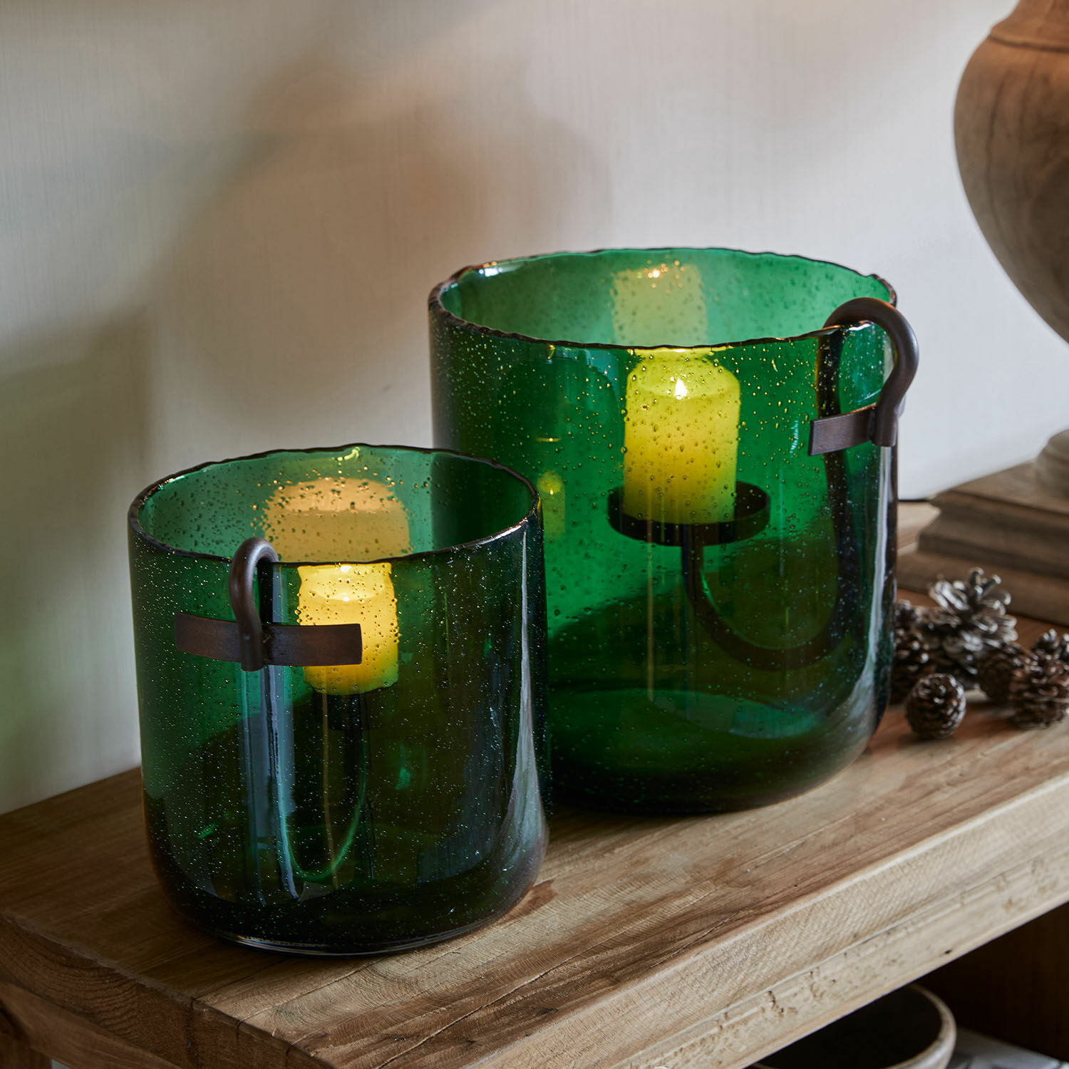 Windlicht set van 2 Ylva
