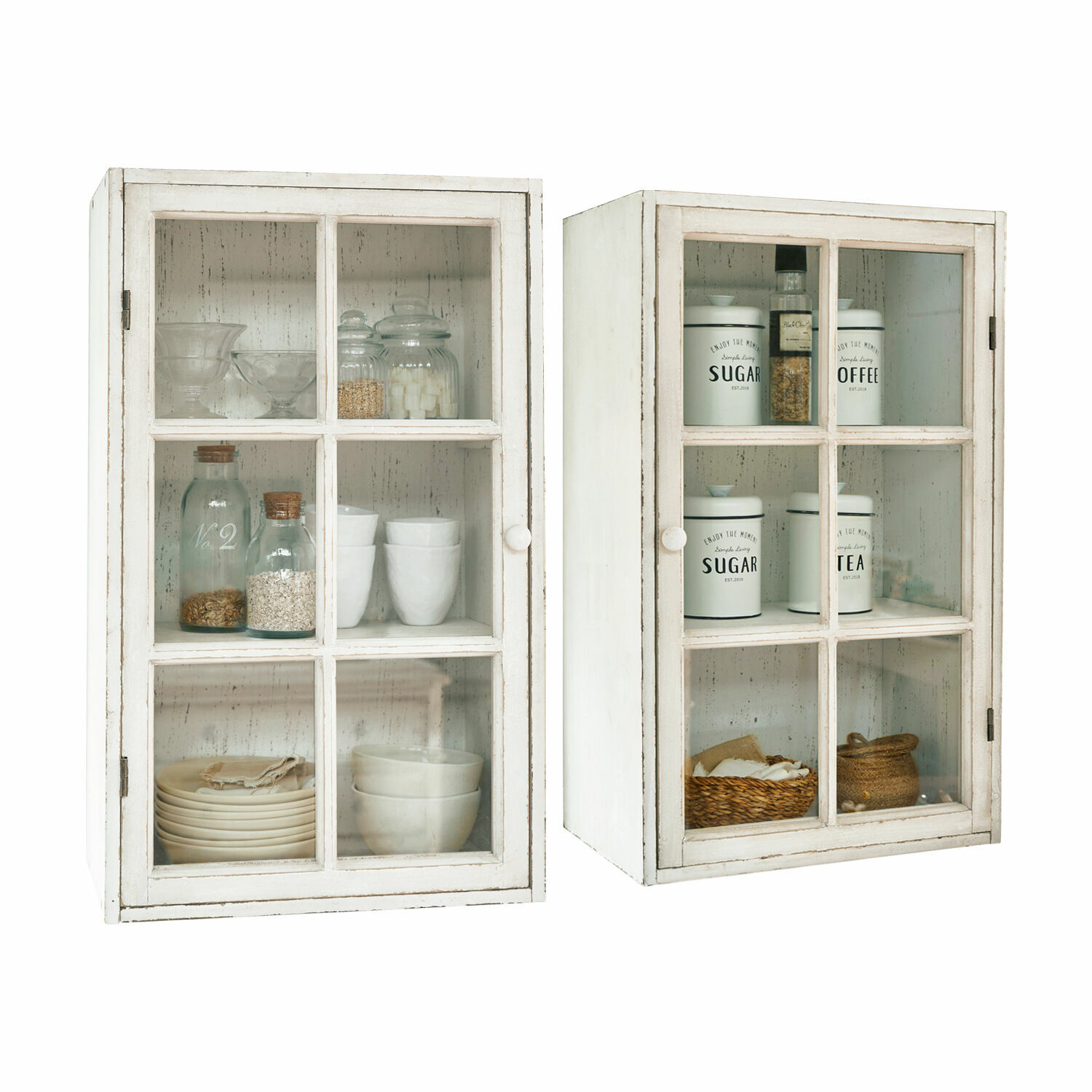 Wandkast set van 2 Piavo