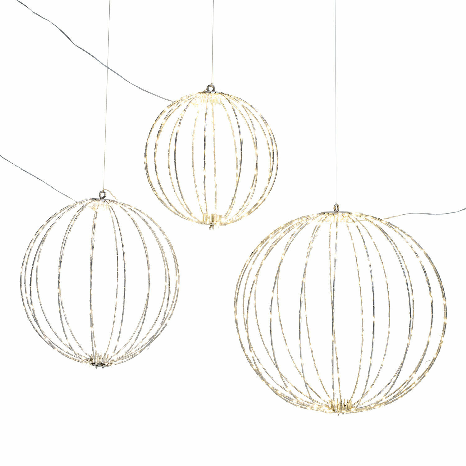 Ledlichtbol set van 3 Brilliante