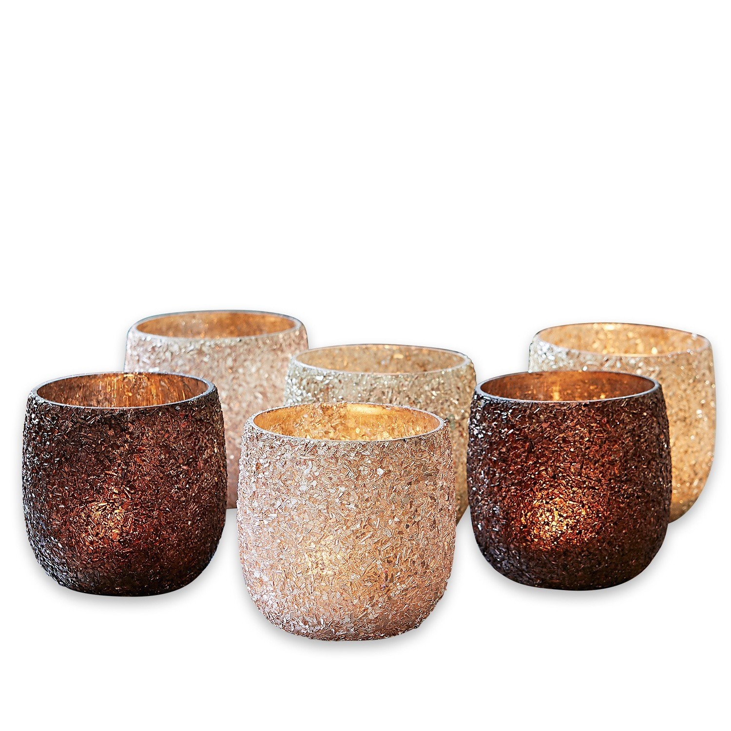 Windlicht, set van 6 Margon