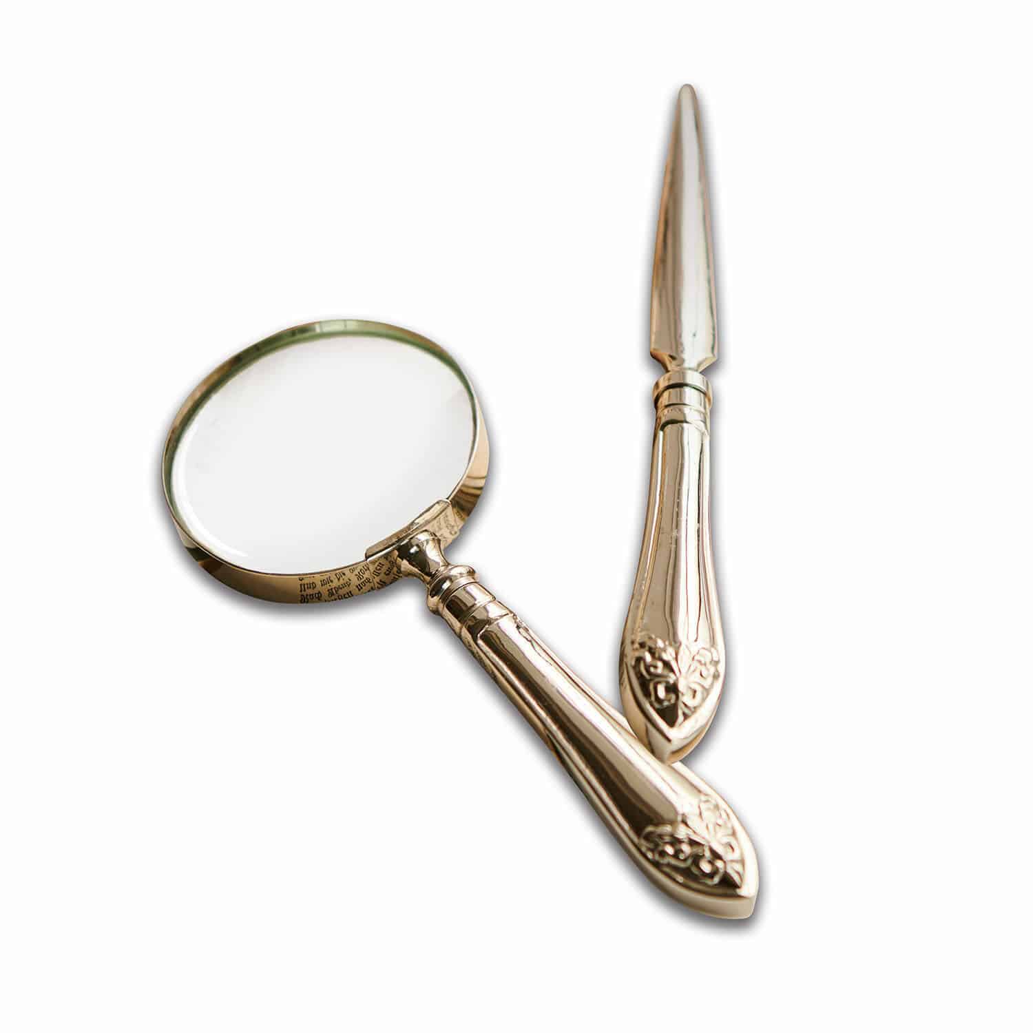 Briefopener en vergrootglas Barry