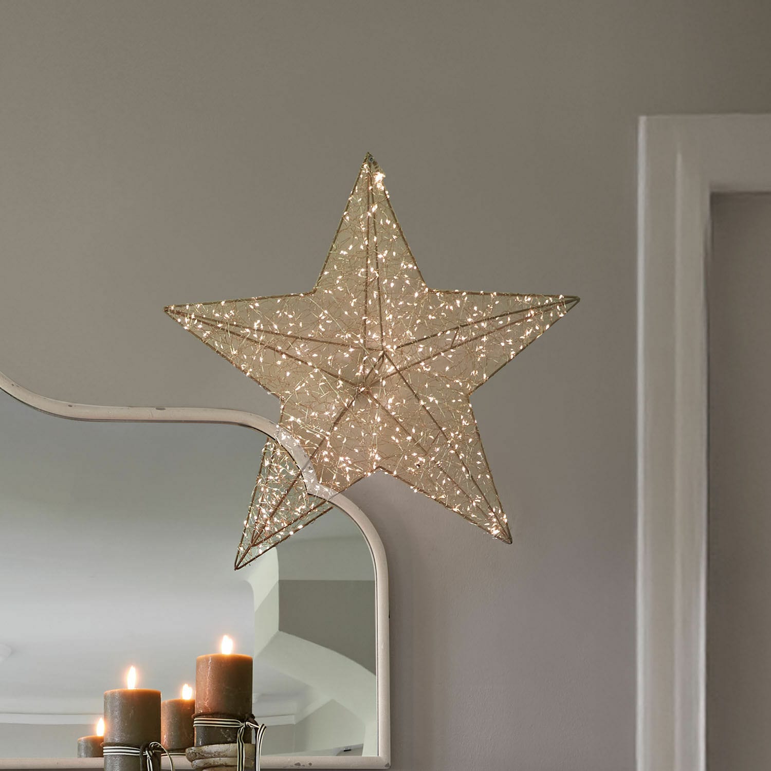 Ster met ledlampjes Vivetelle