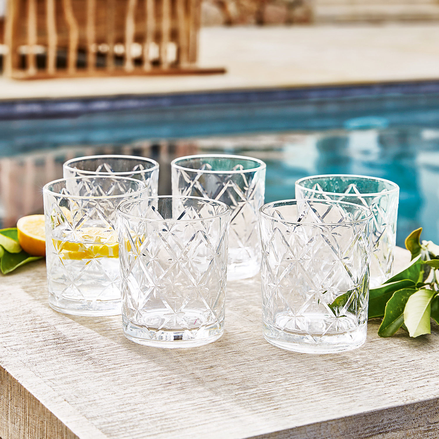 Whiskyglas set van 6 Bayonne
