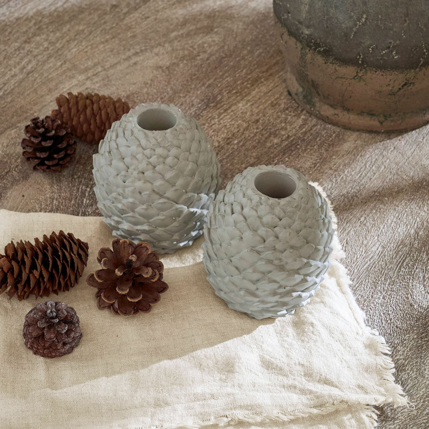 Kaarsenhouder set van 2 Rianora