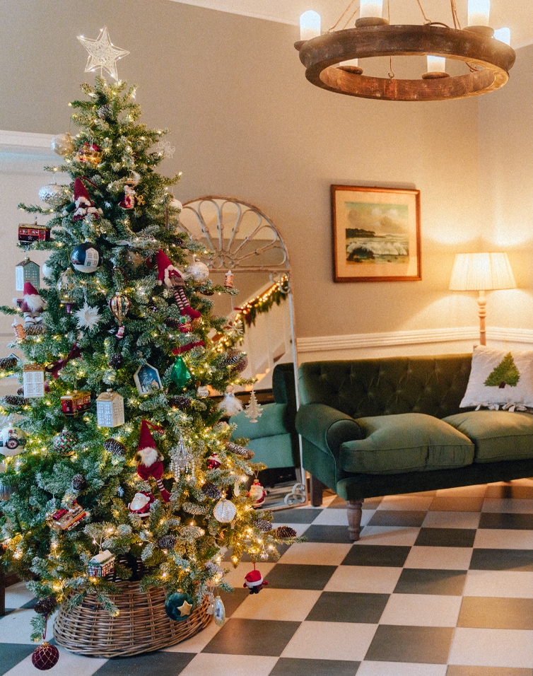 Uitnodigende kerstsfeer