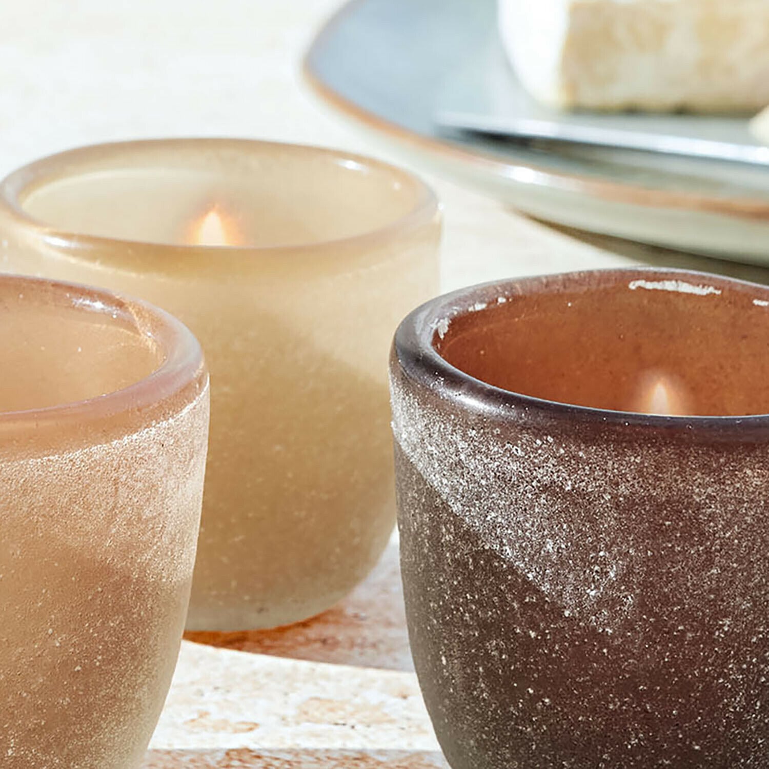 Windlichtje set van 3 Eclairice