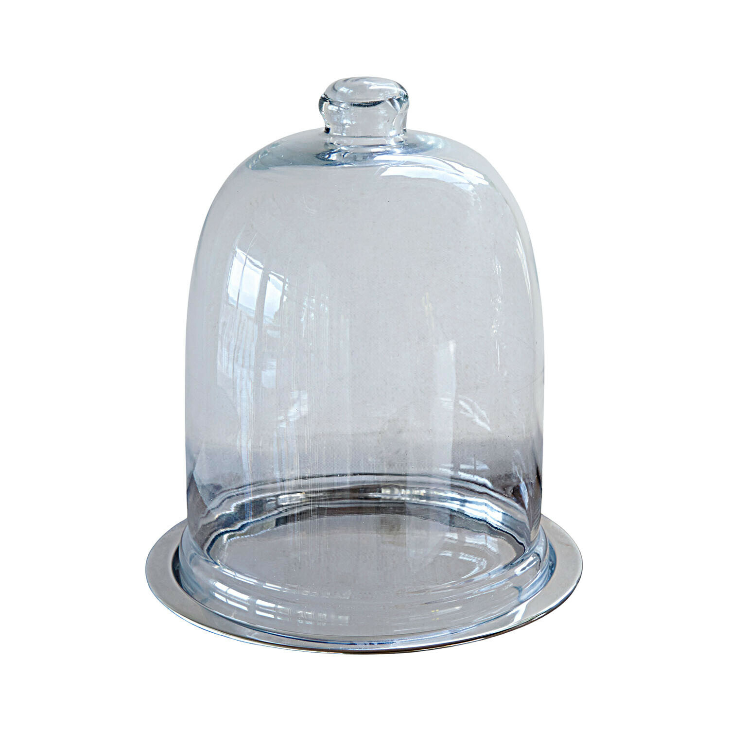 Glazen stolp met bordje Chardonne
