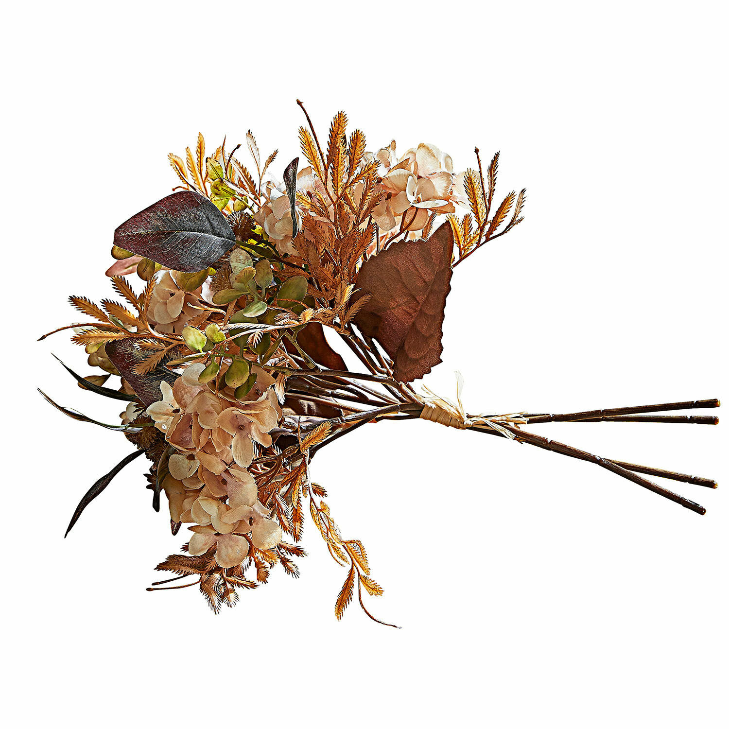 Sierboeket Grazietta Boeket kunstbloemen in bruine en beige tinten voor stijlvolle interieurdecoratie