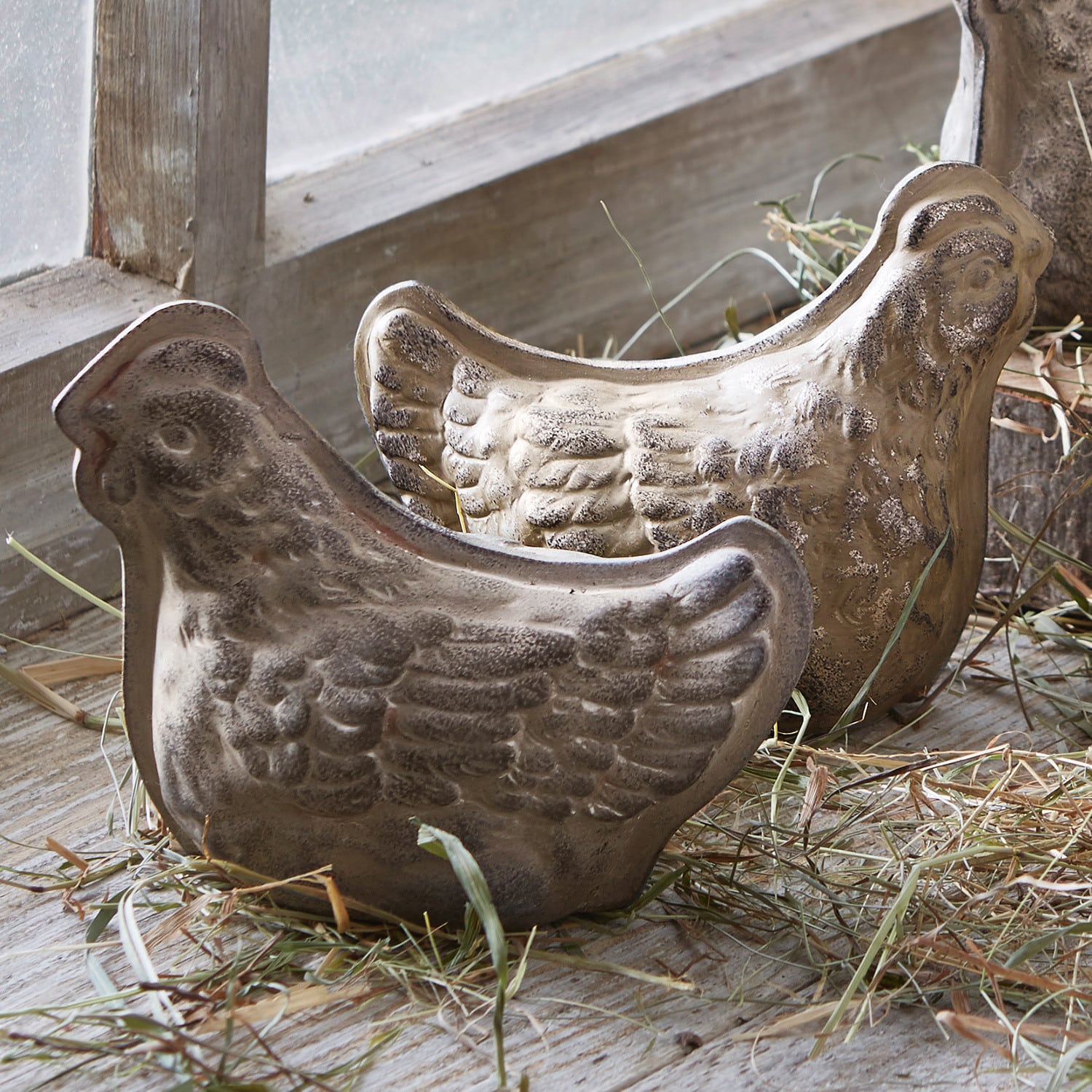 Decoratiekip set van 4 Henrietta