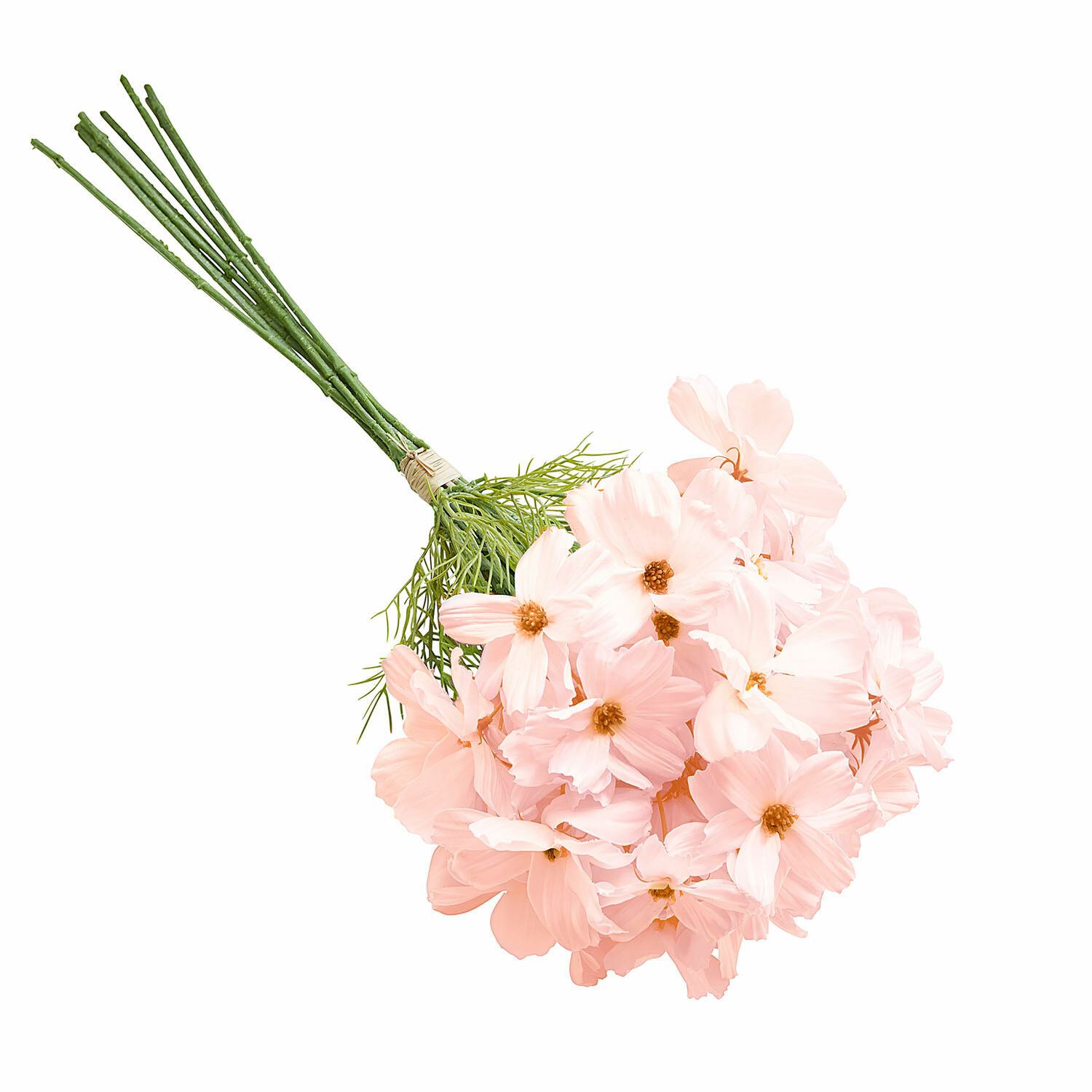 Sierboeket Tilla Boeket van roze kunstbloemen met groene stelen voor interieurdecoratie