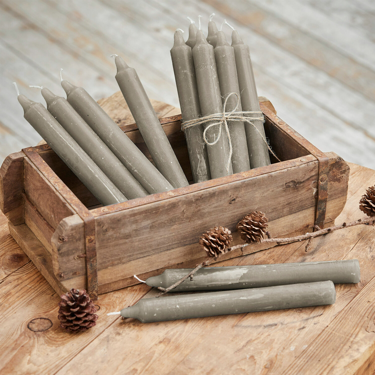 Kaars set van 12 Bauceau