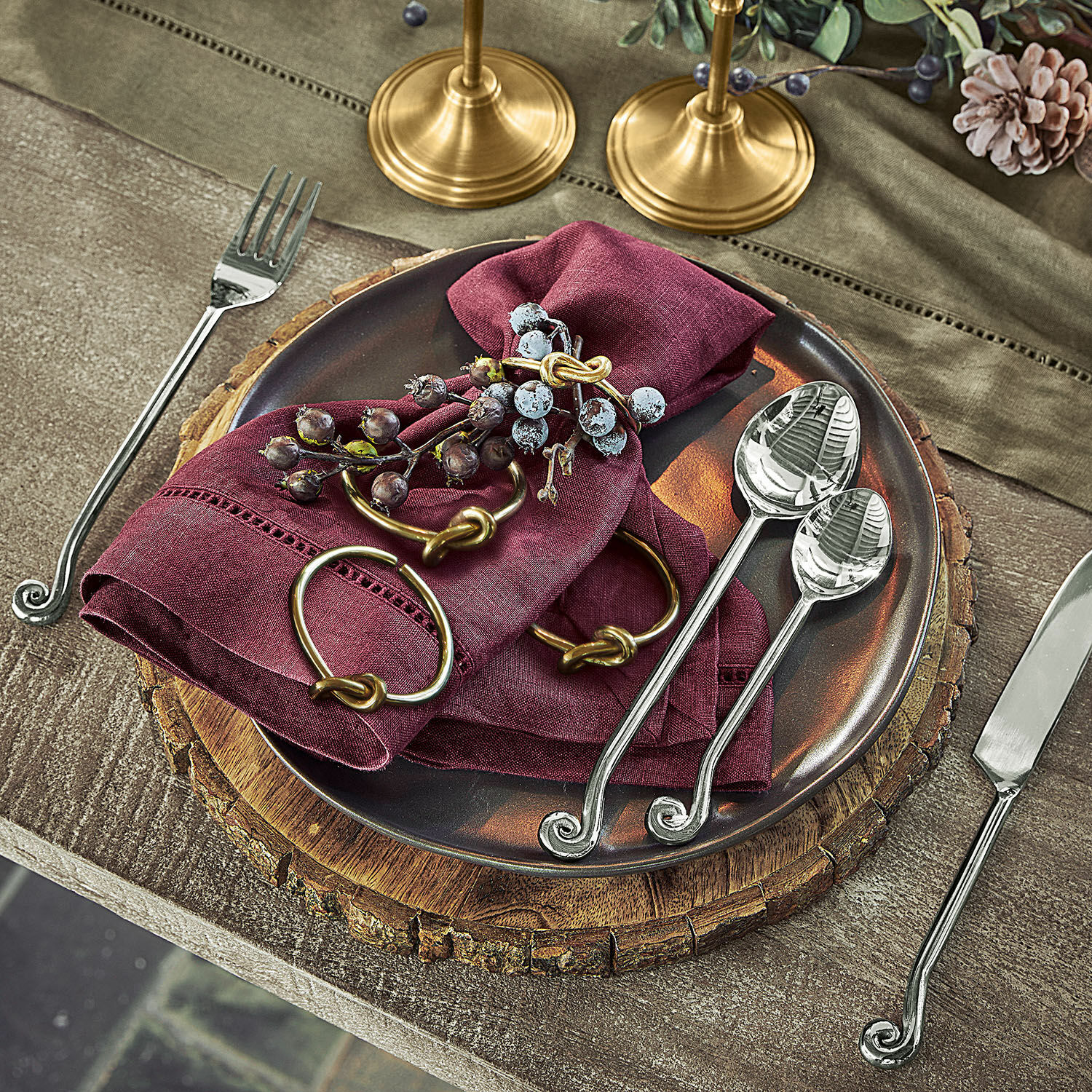 Servetring set van 4 Motje