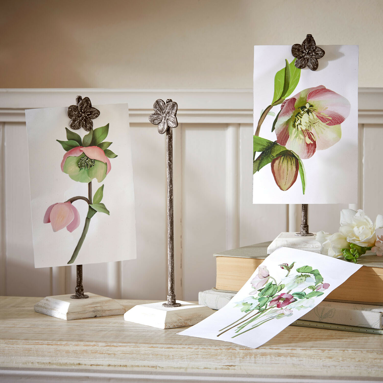 Afbeelding met houder set van 3 Serafinas