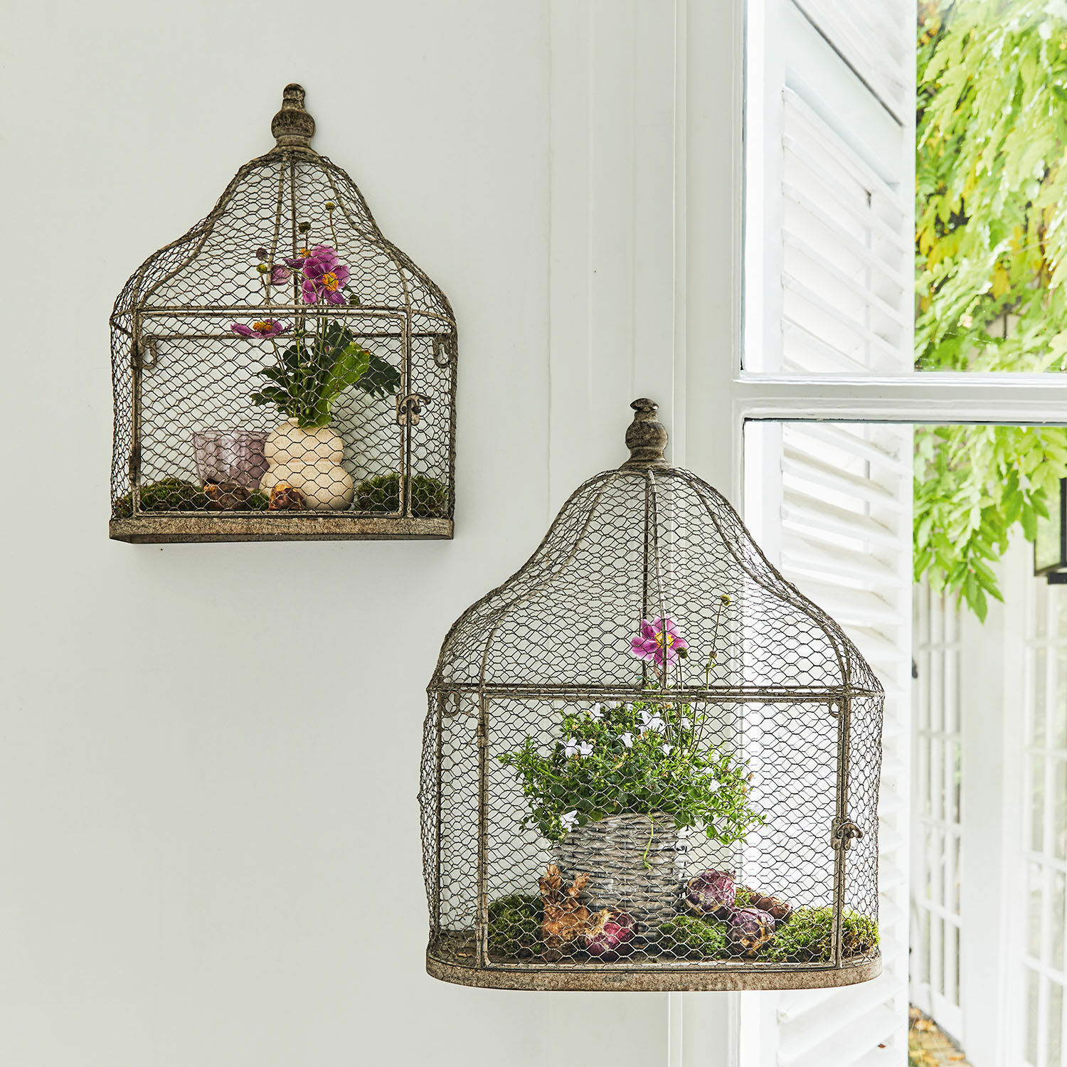 Volière set van 2 Cavan