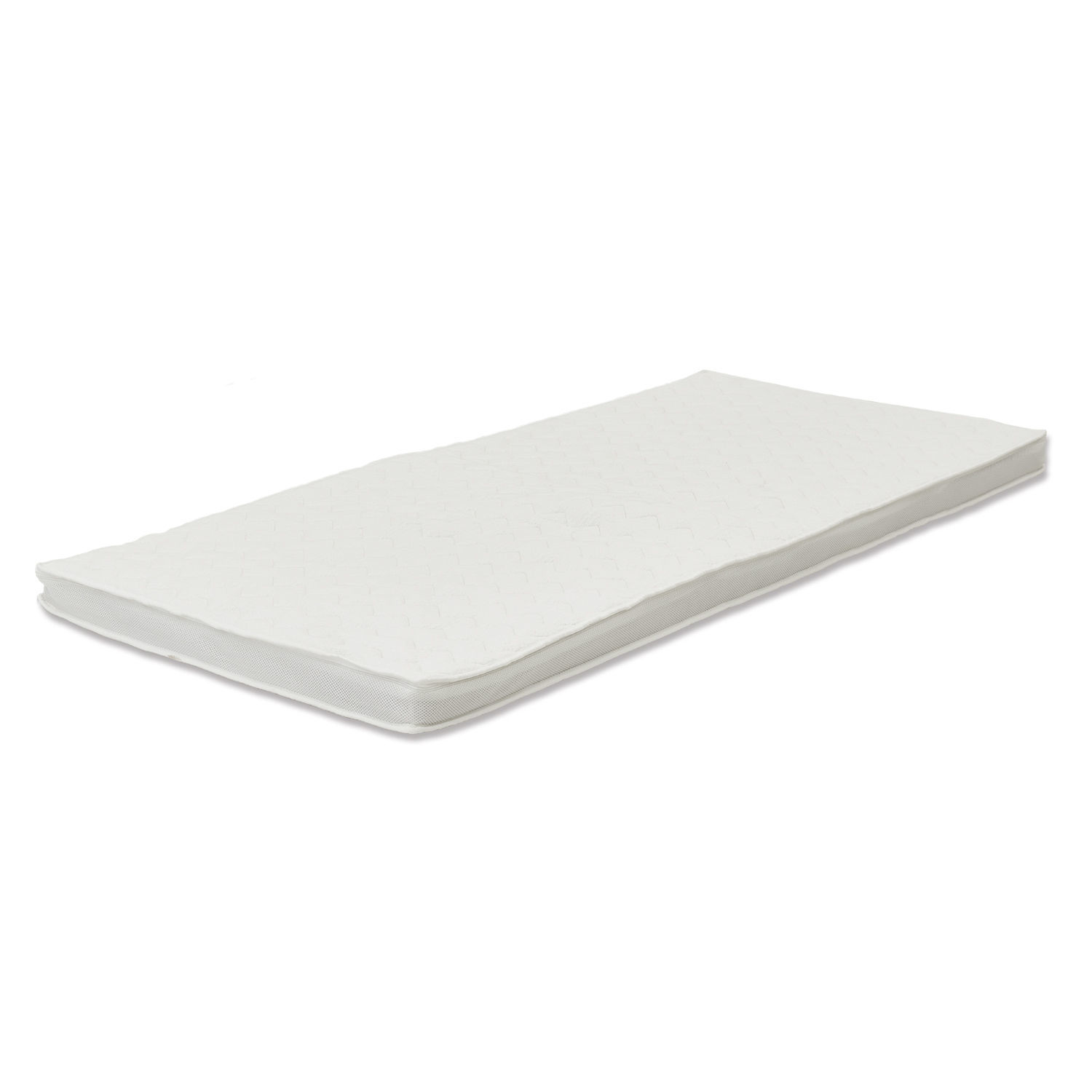 Dekmatras Danisar Witte matras topper met zachte bekleding, comfortabele toevoeging aan bed