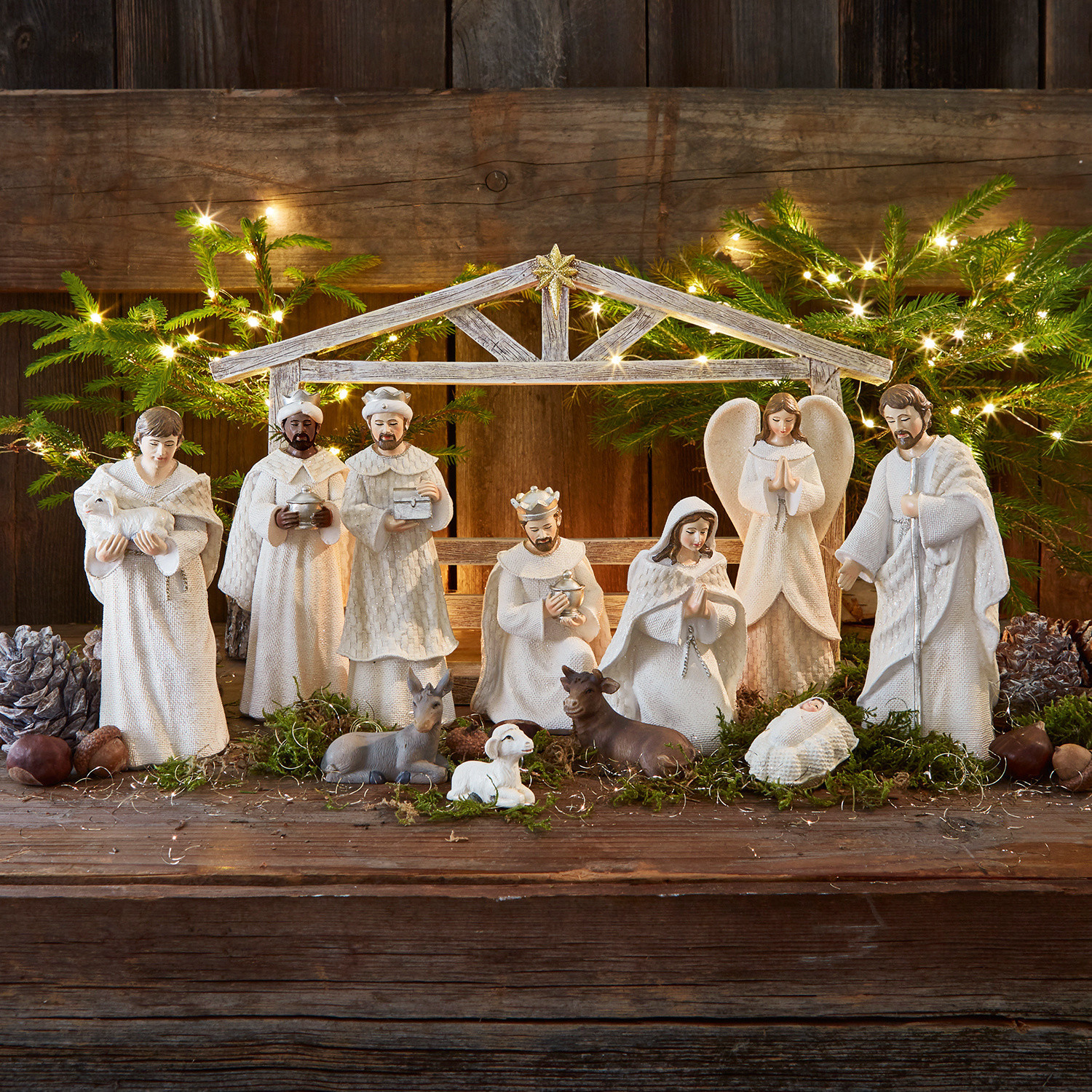Kerststalfiguur set van 12 Santo