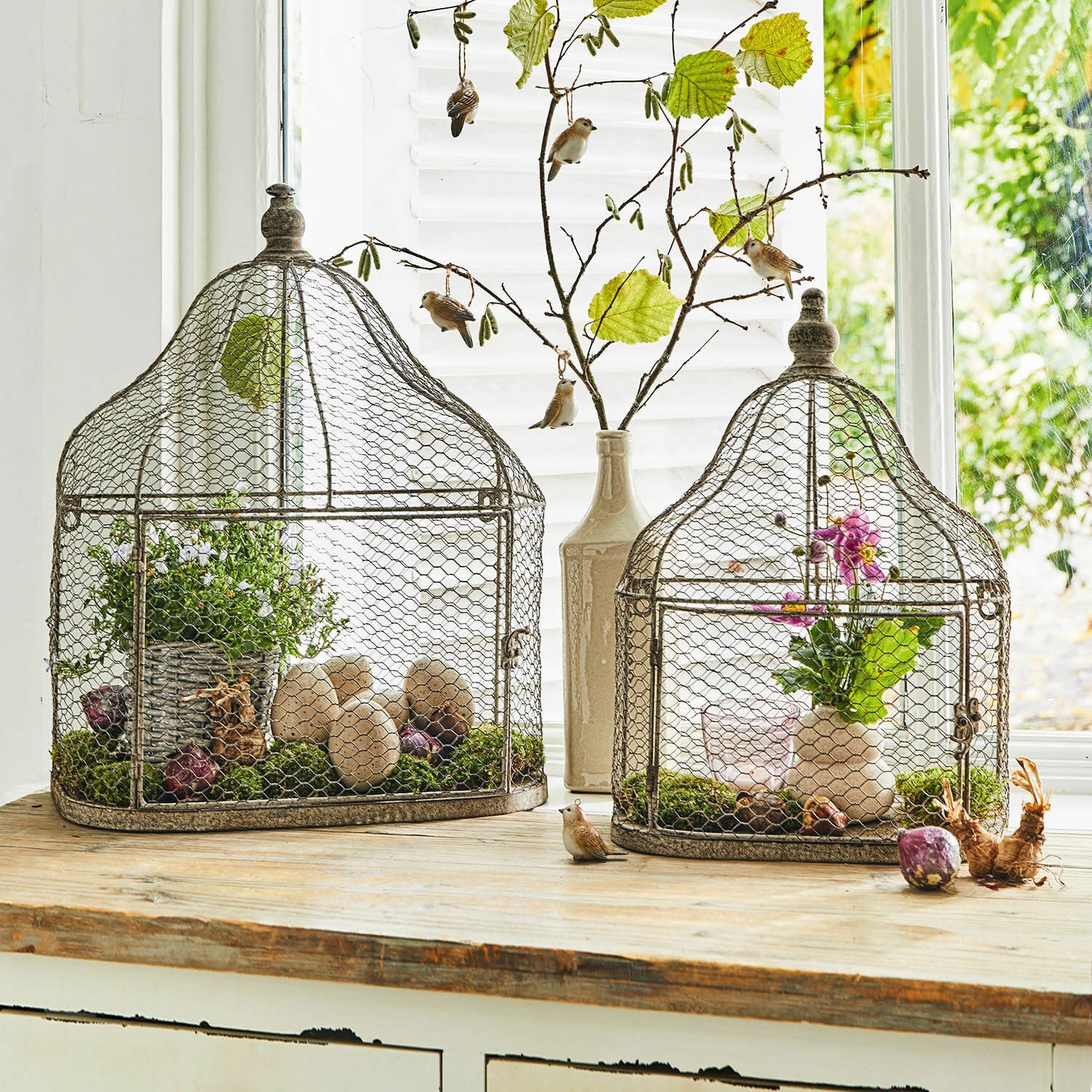 Volière set van 2 Cavan