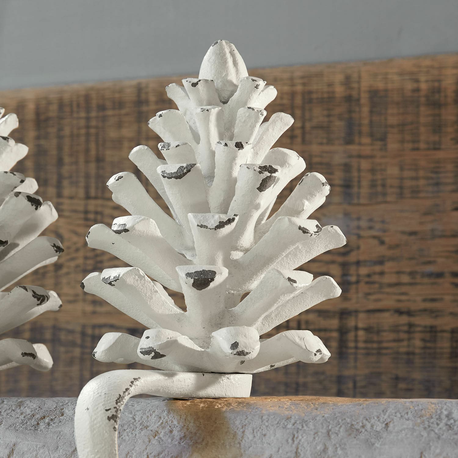 IJzeren dennenappel set van 2 Firenza