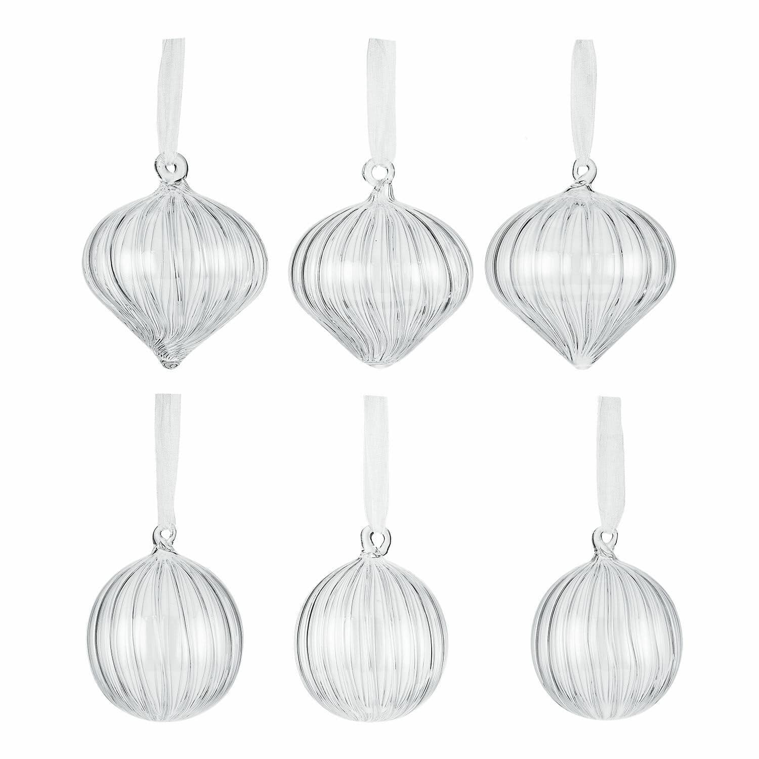 Kerstbal set van 6 Bavella