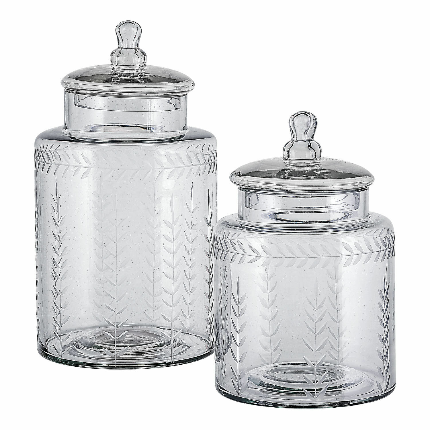 Glazen pot set van 2 Eldarin