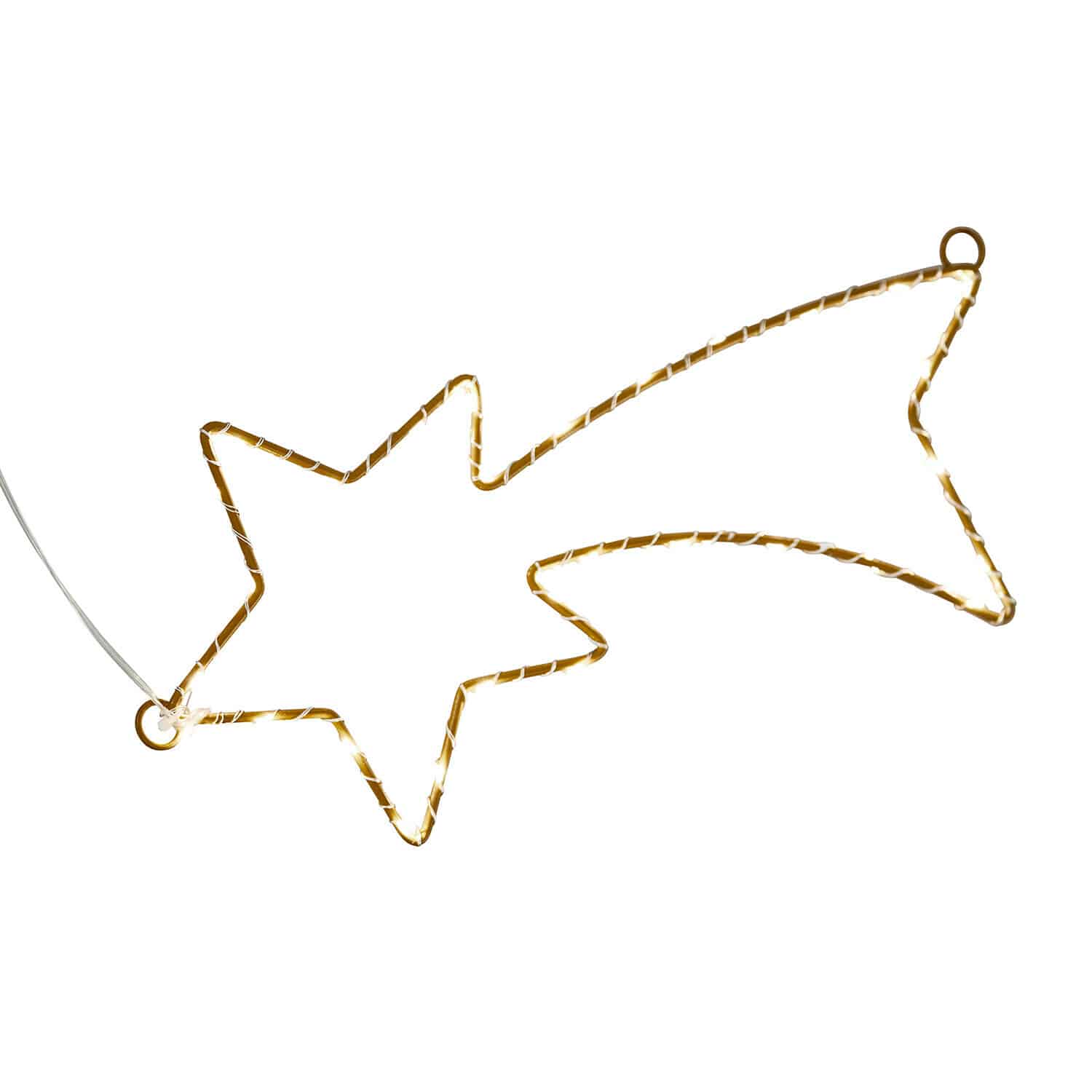 Vallende ster met ledverlichting Glittera