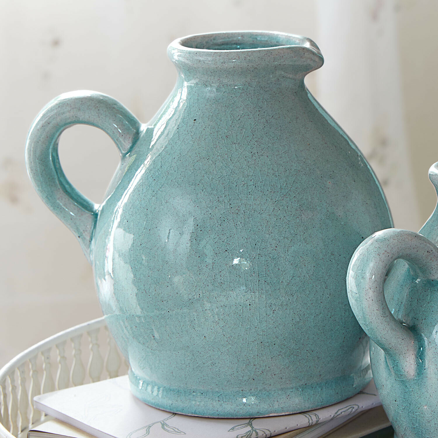 Vaas set van 2 Marbleton