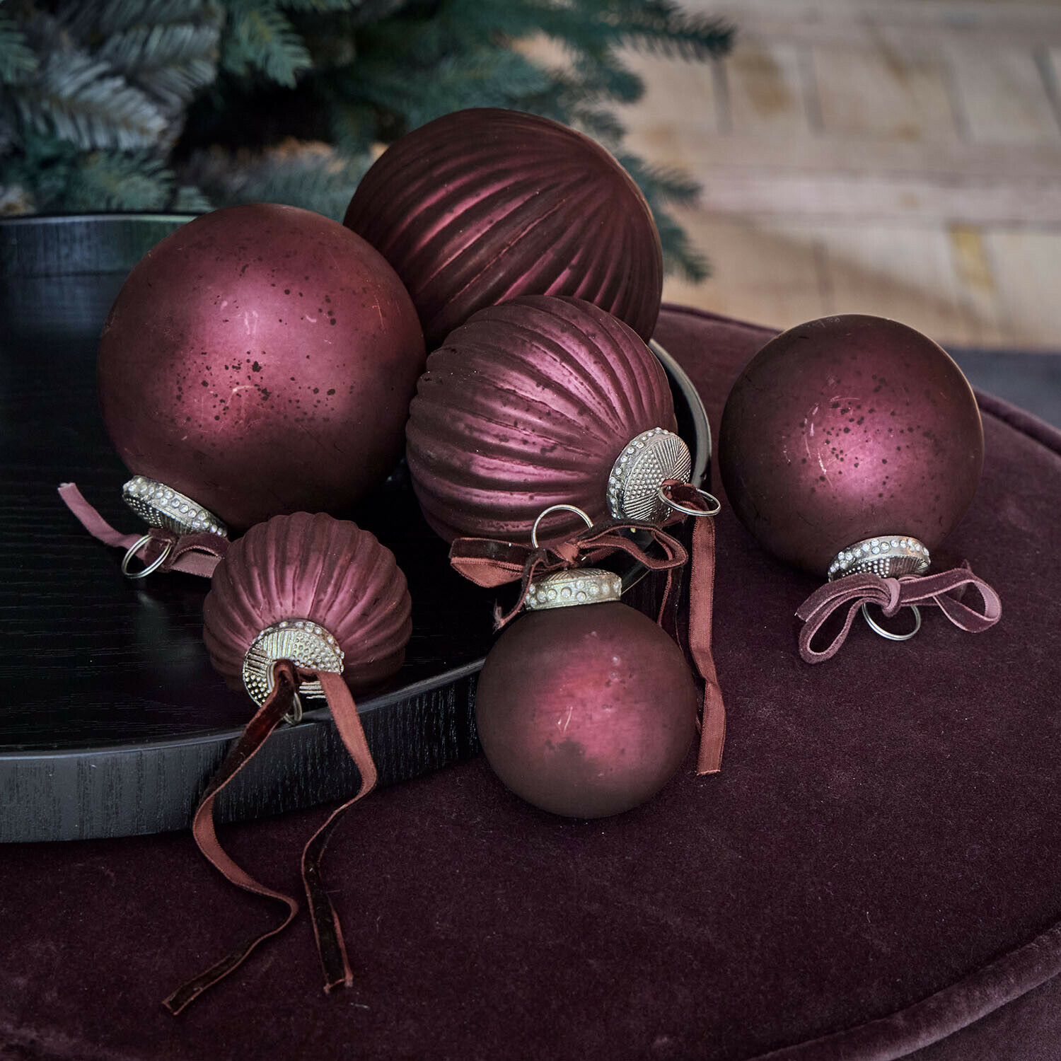 Kerstbal set van 6 Nuitelle Kerstbal set van 6 Nuitelle