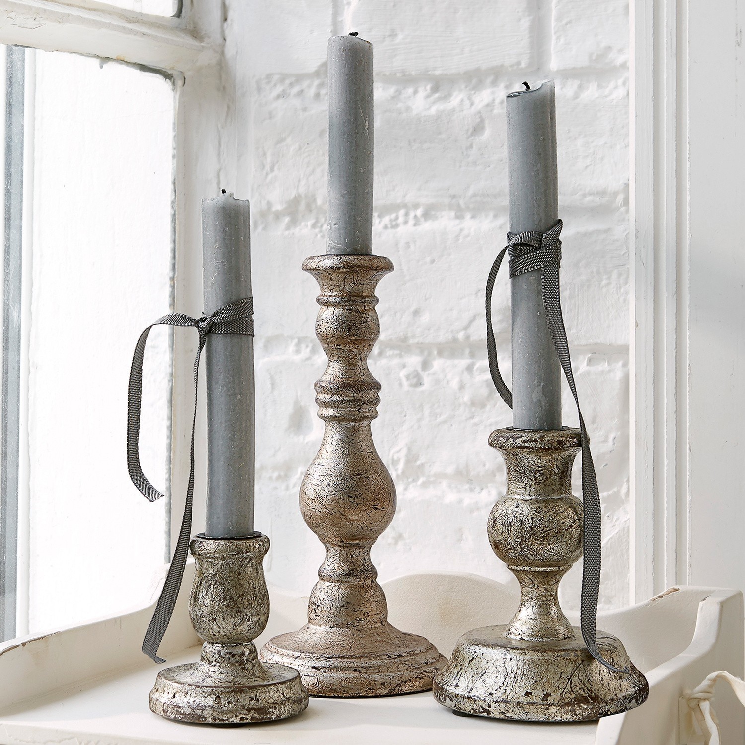 Kaarsenstandaard set van 3 Plougar