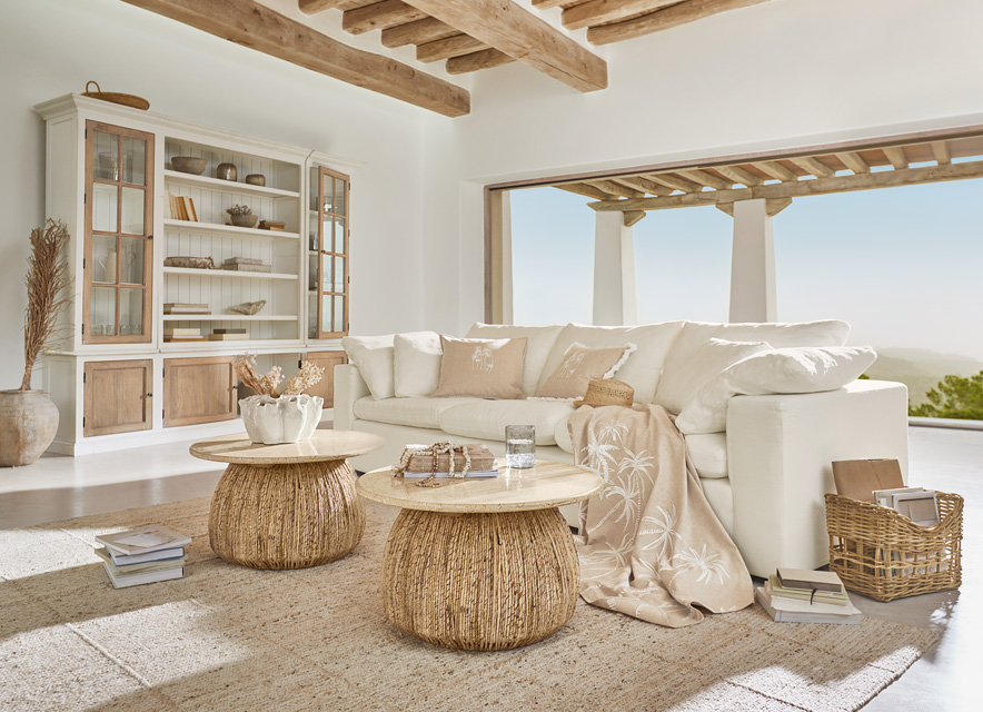 Zomerlicht in de woonkamer