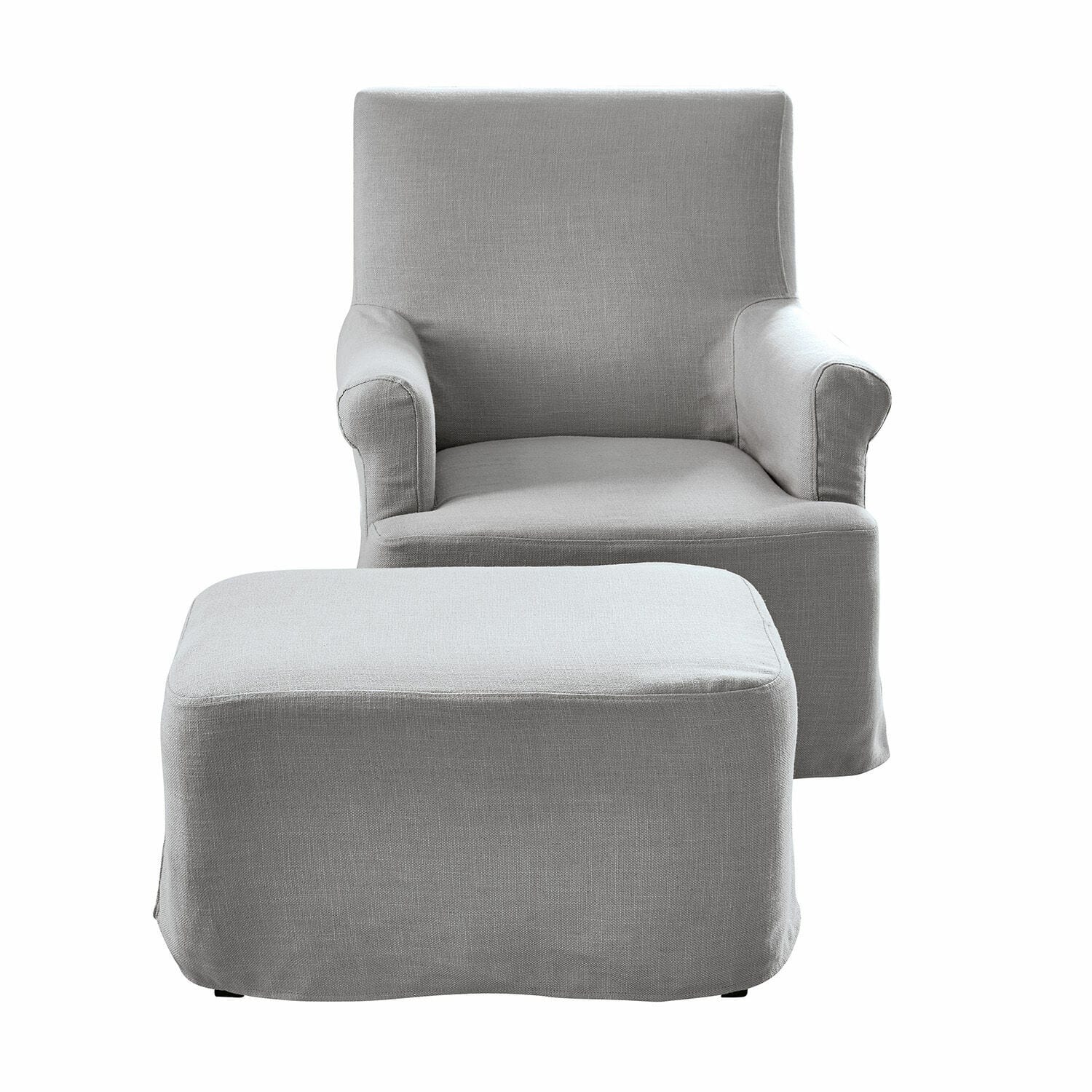 Fauteuil met hocker Nasour