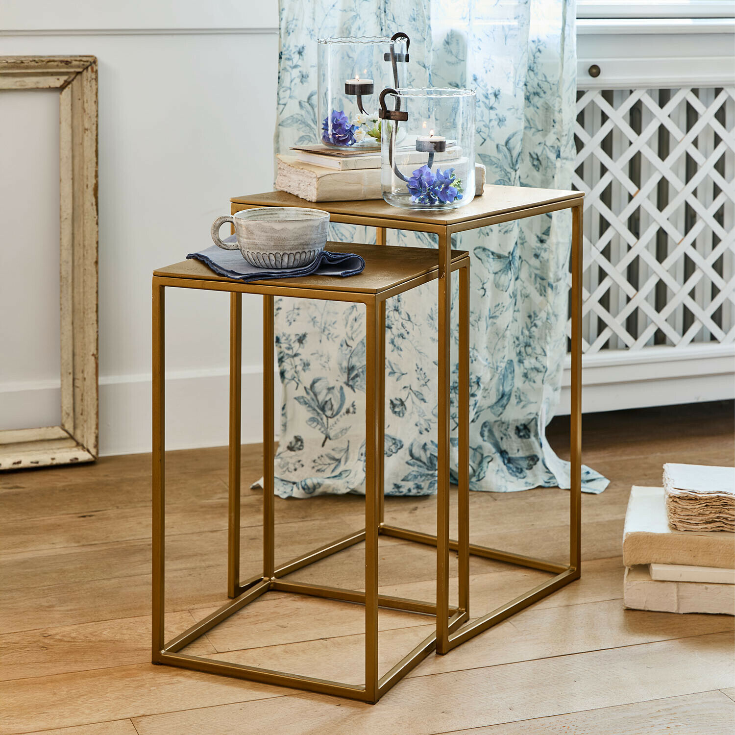 Bijzettafel set van 2 Olvenzo