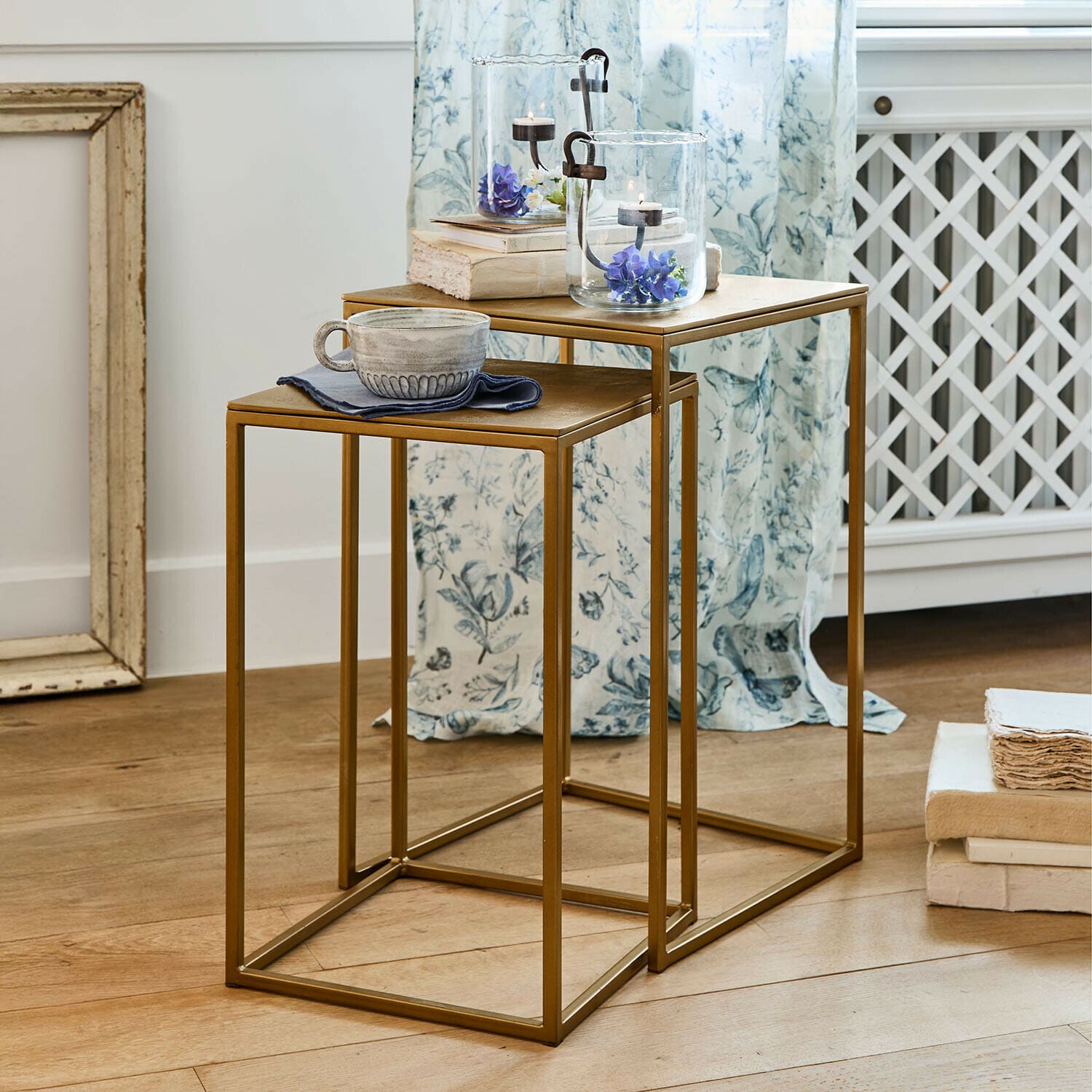 Bijzettafel set van 2 Olvenzo
