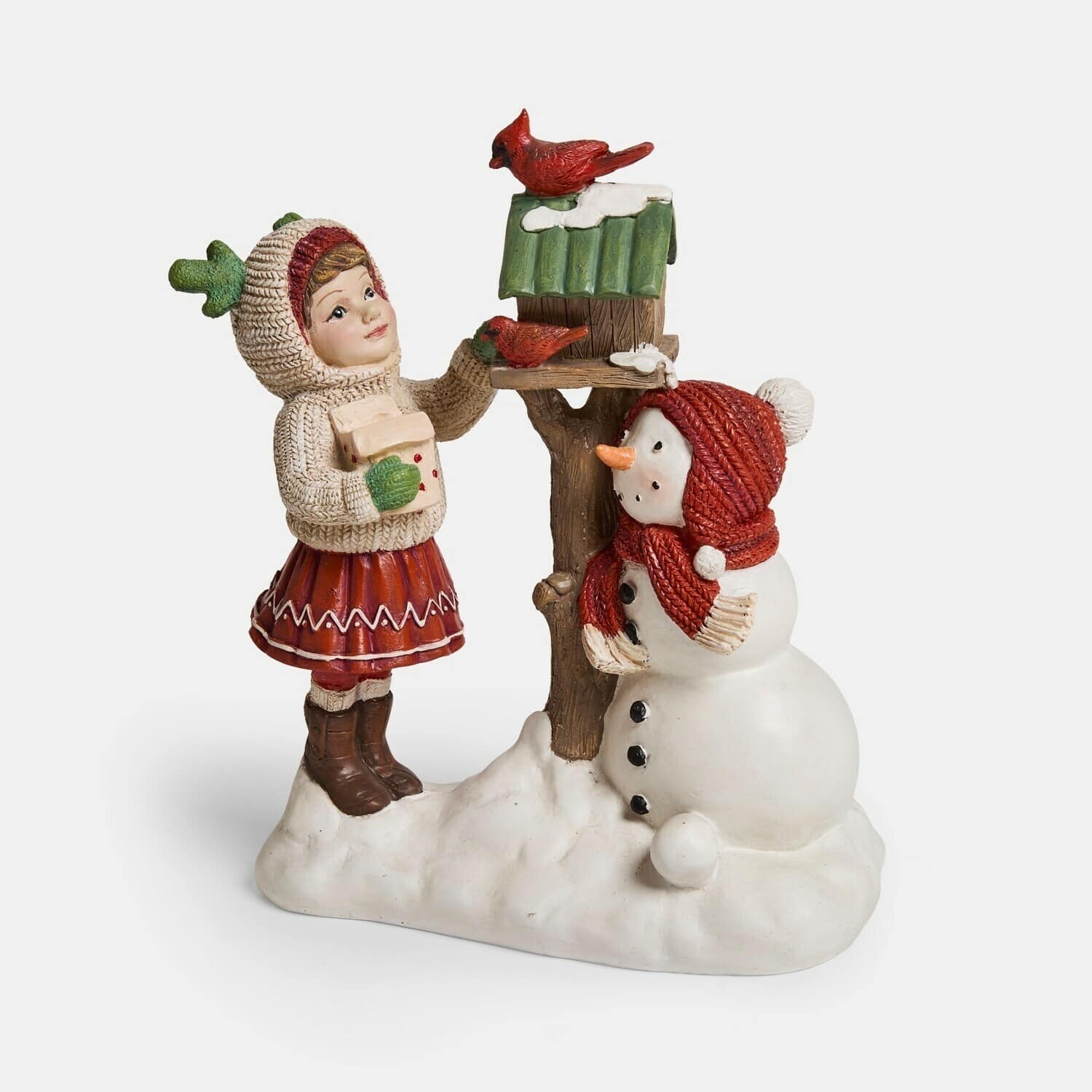 Decoratief kindje met vogelhuisje Irenja