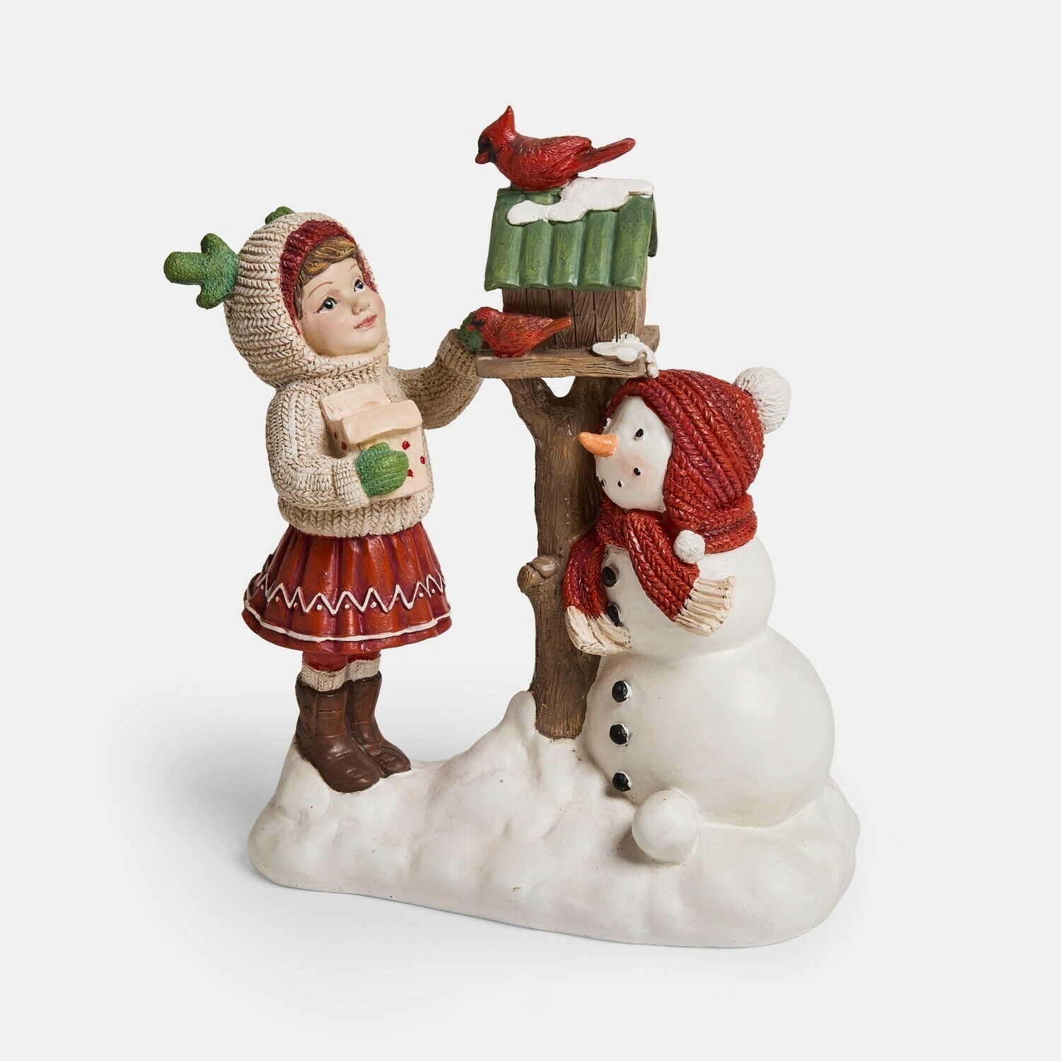 Decoratief kindje met vogelhuisje Irenja