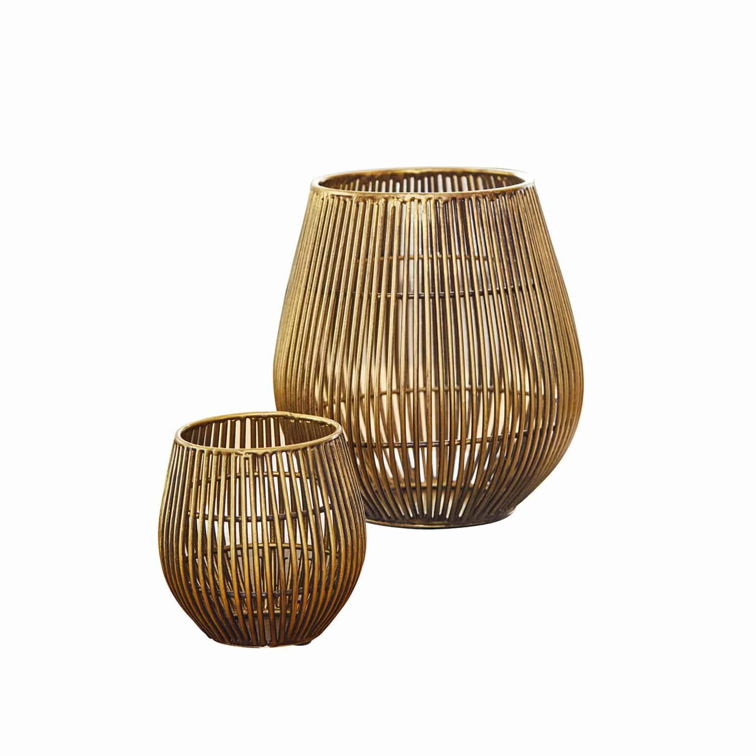 Windlicht set van 2 Pontarino