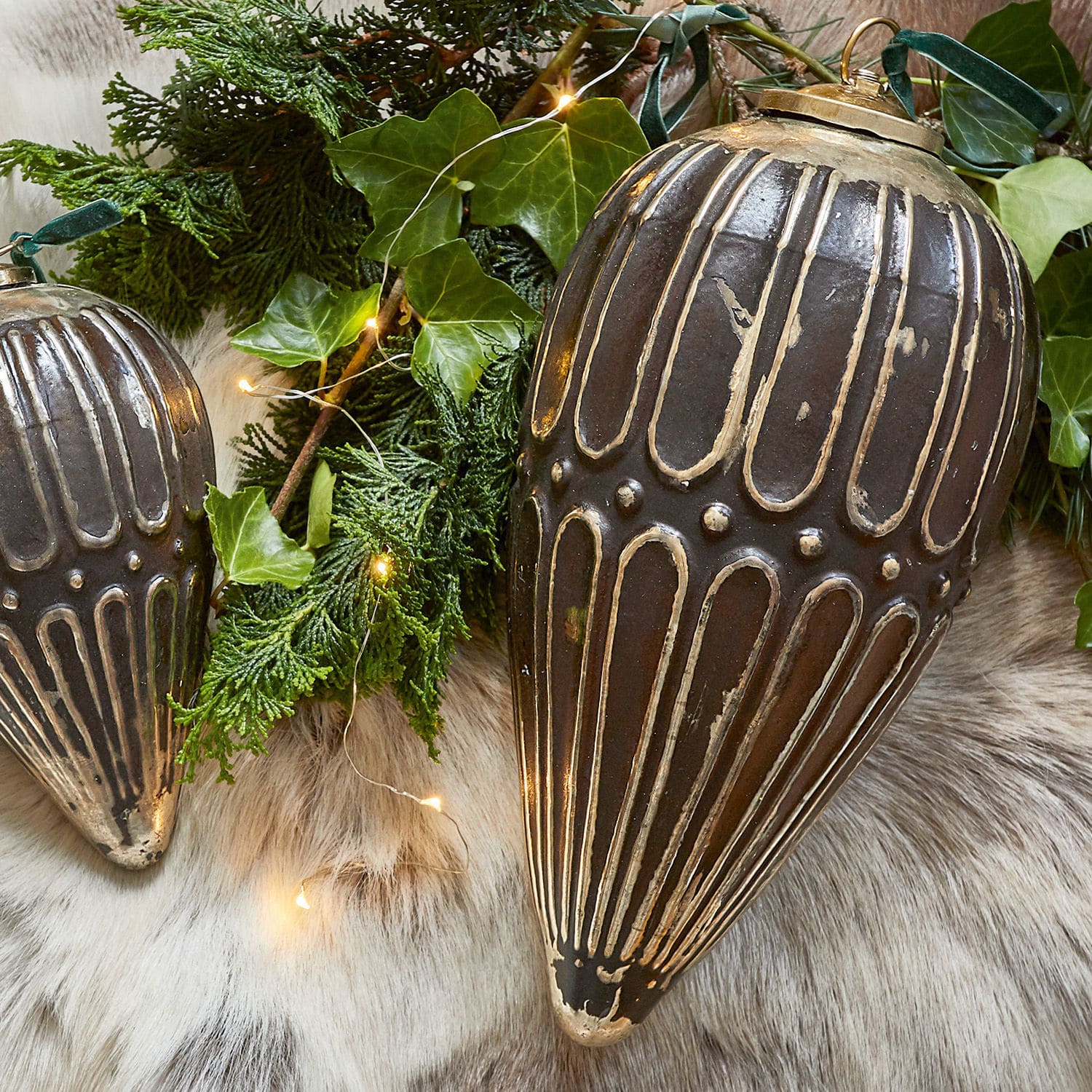 Kerstversiering set van 2 Cusano
