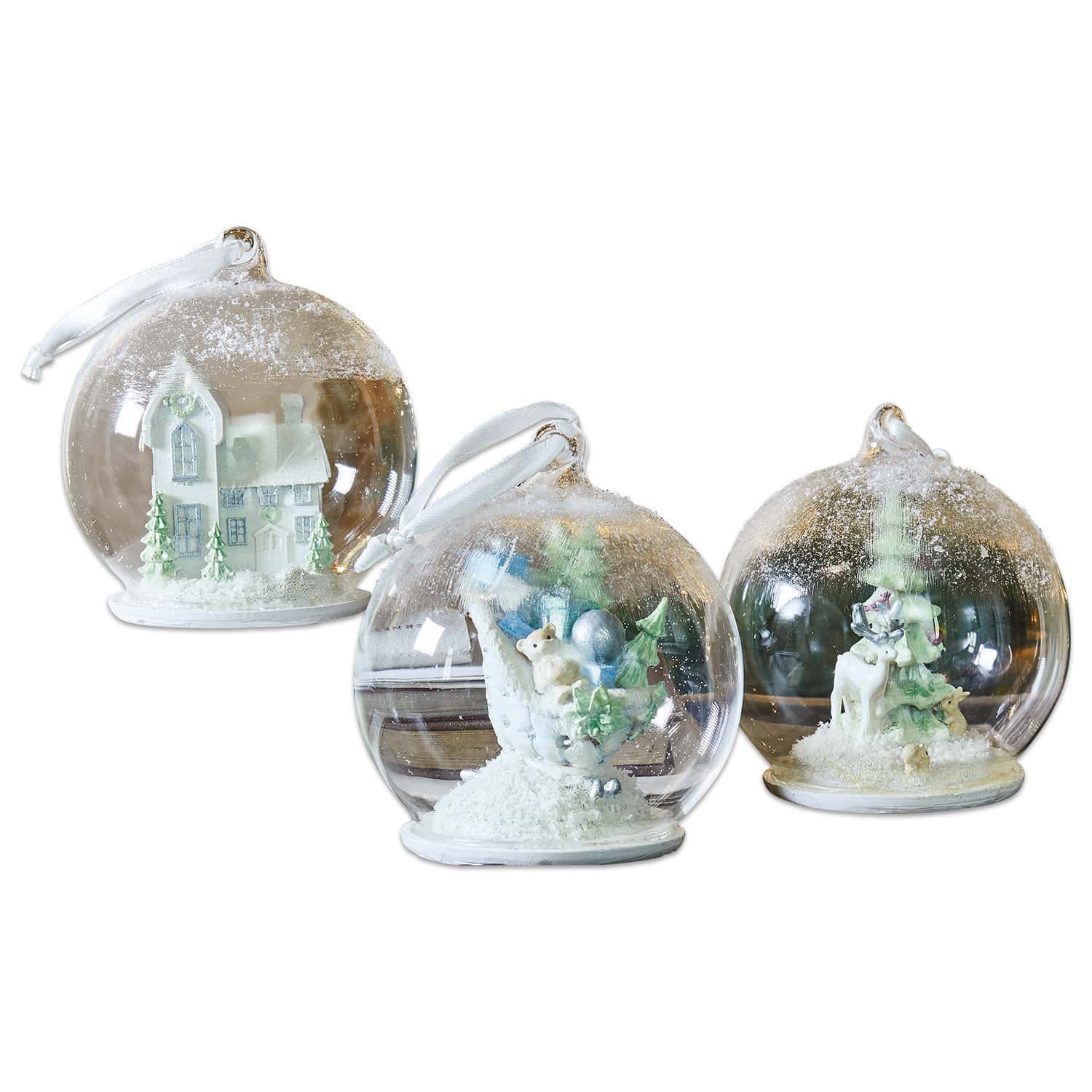 Kerstversiering set van 3 Winterland
