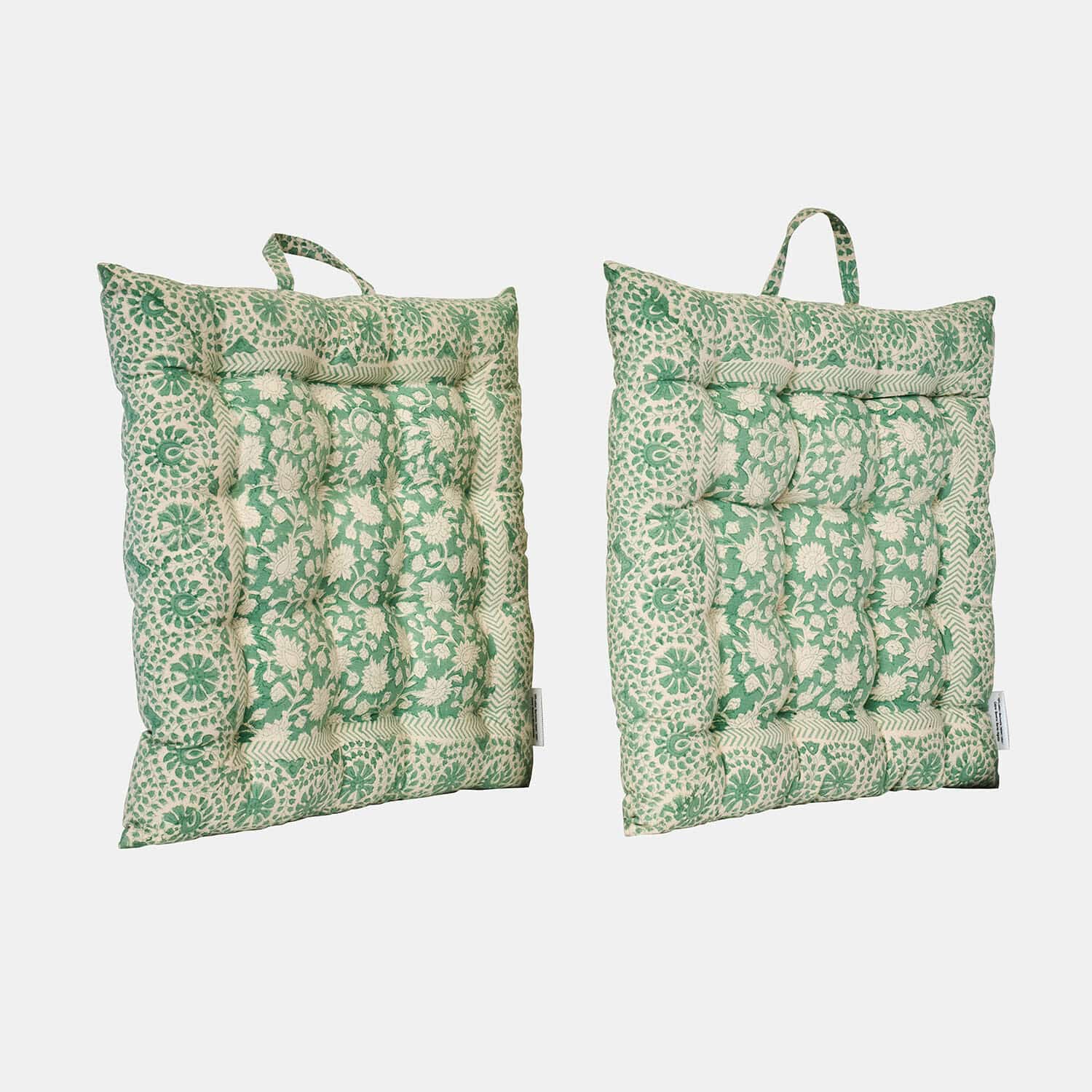 Stoelkussen set van 2 Fleuronnes