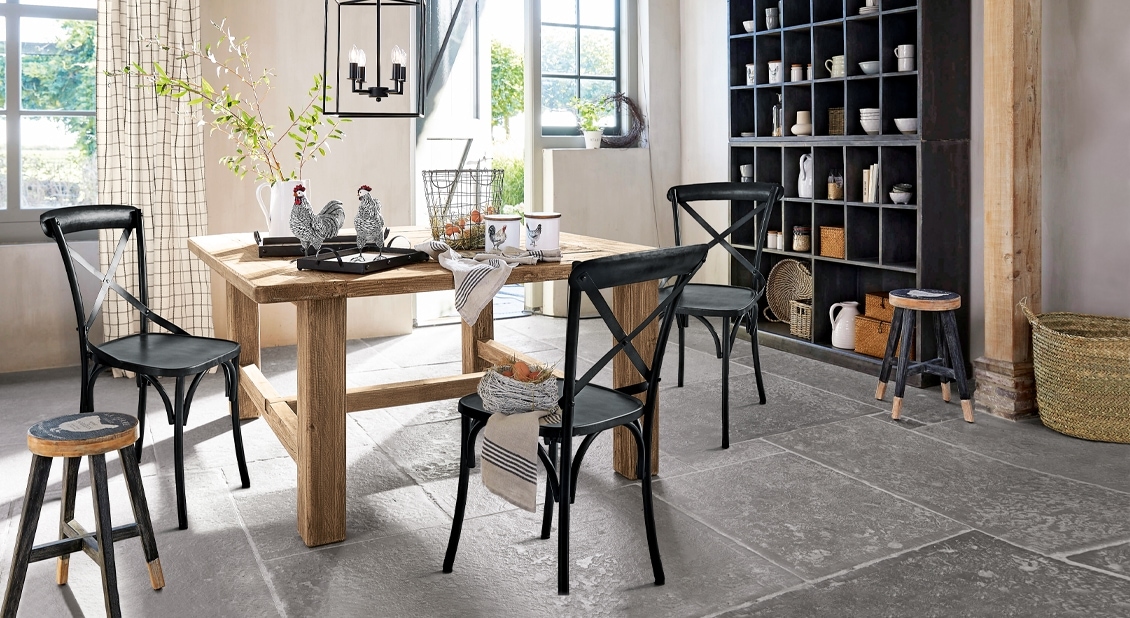 Dark country kitchen