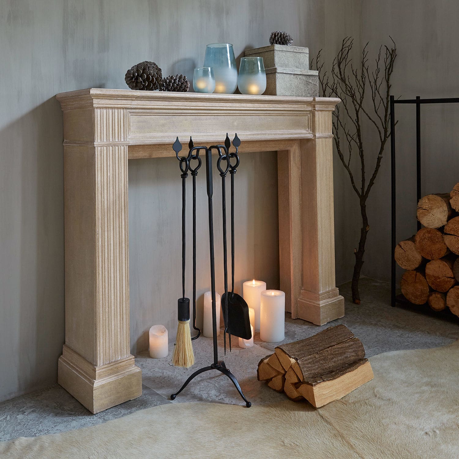 Haardschouw Brandwood