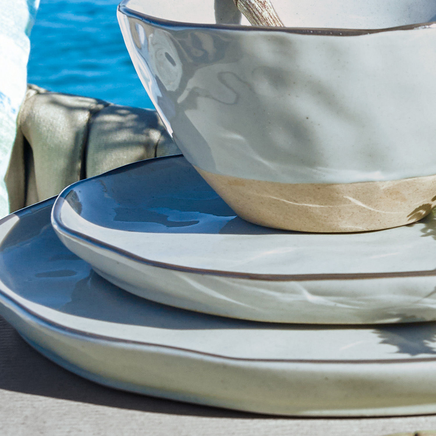 Dessertbordje set van 6 Biarré