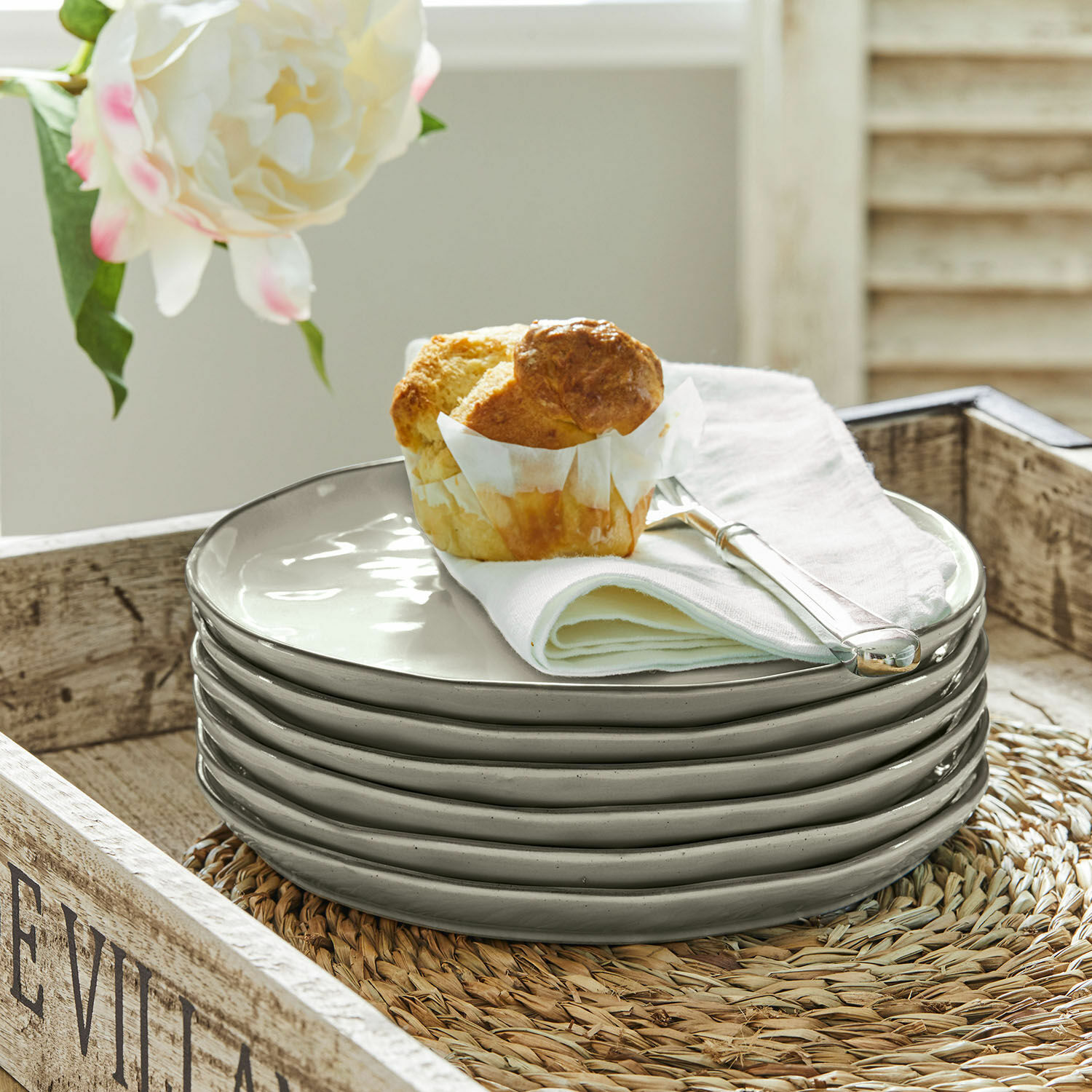 Dessertbordje set van 6 Biarré