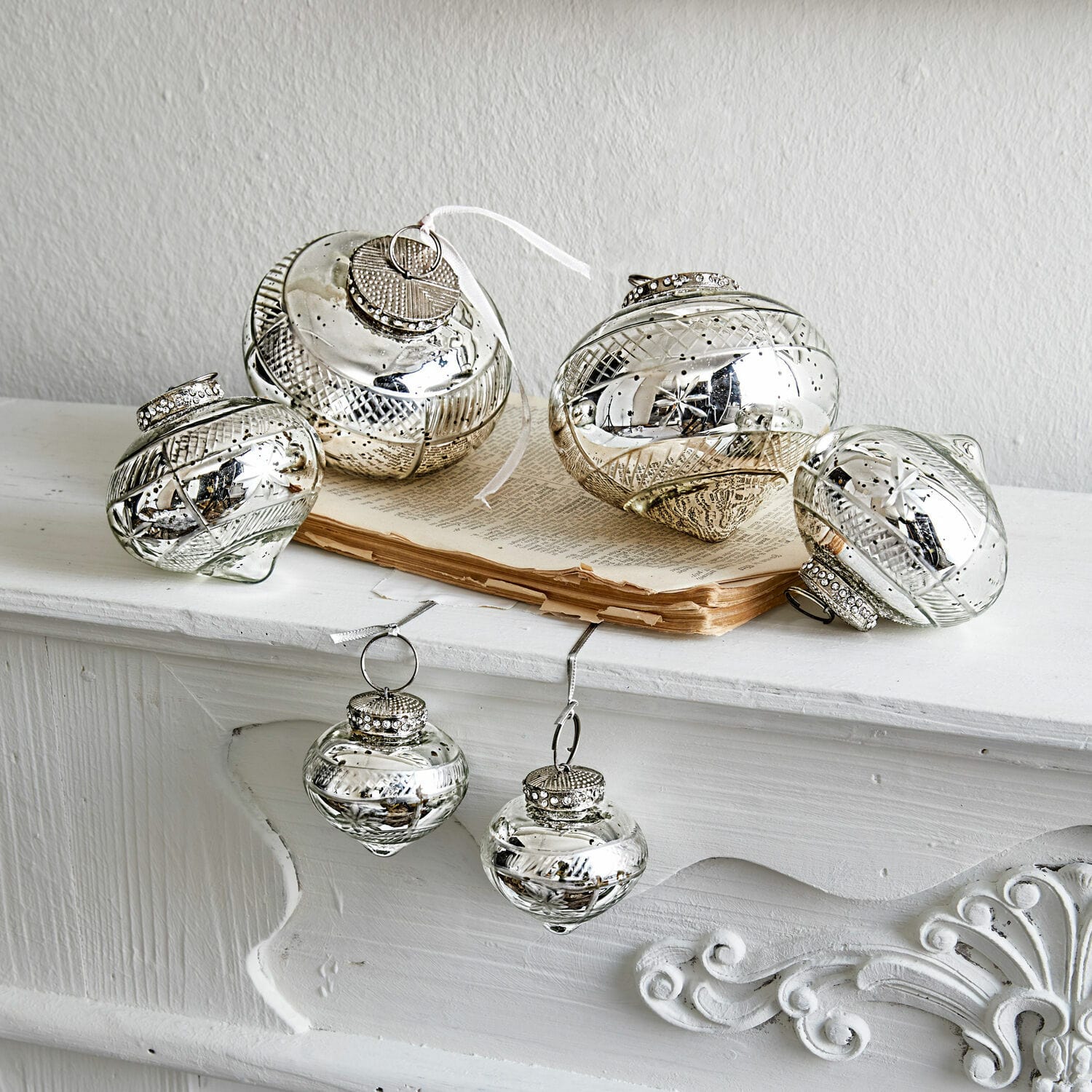 Kerstversiering set van 6 Sully