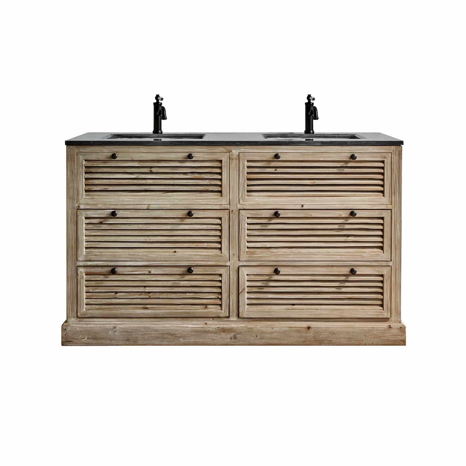 Wastafelmeubel met dubbele wastafel Andrewshire