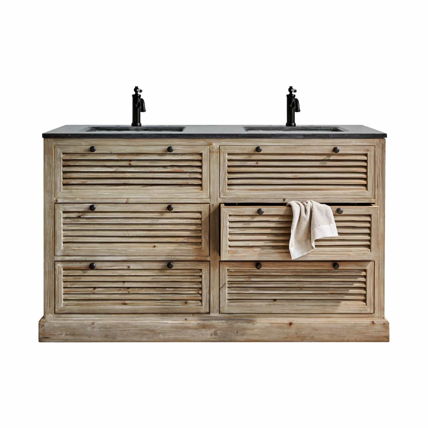 Wastafelmeubel met dubbele wastafel Andrewshire