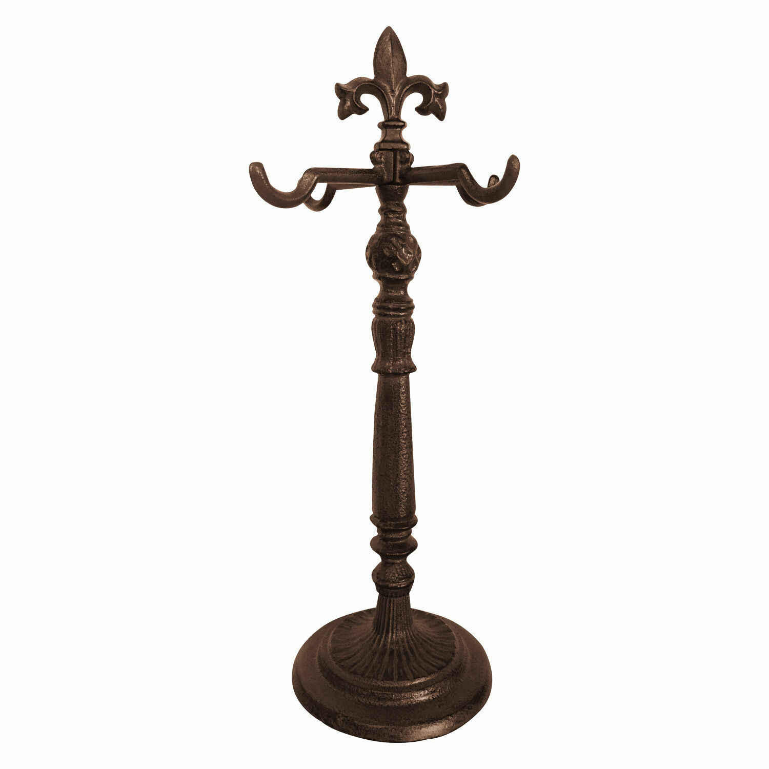 Kransstandaard Antwan van metaal in antiekbruin voor stijlvolle binnen- en buitendecoratie